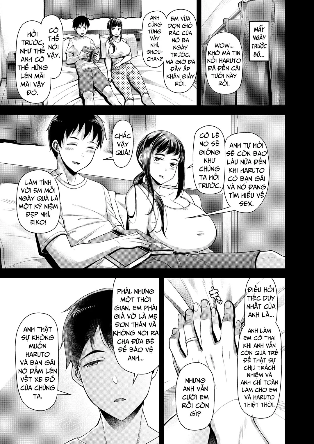 HentaiVN.net - Ảnh 4 - Con trai tới tuổi dậy thì! [Sexual Season; Seishun Zenpen] - Chap 1