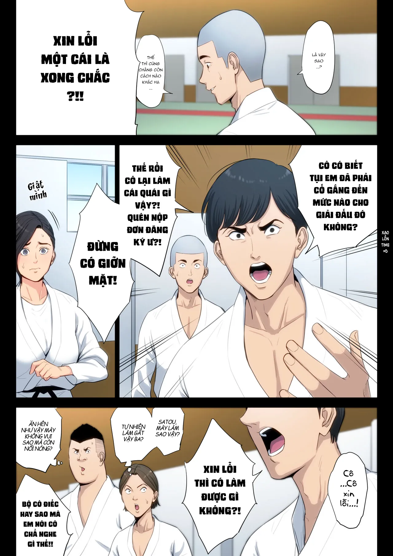 HentaiVN.net - Ảnh 14 - Gài bẫy giáo viên dạy võ! [Juudoubu Komon no Onna Kyoushi ga Tsumihoroboshi no Tame ni Buin-tachi ni Mawasareru Hanashi] - Phần đầu