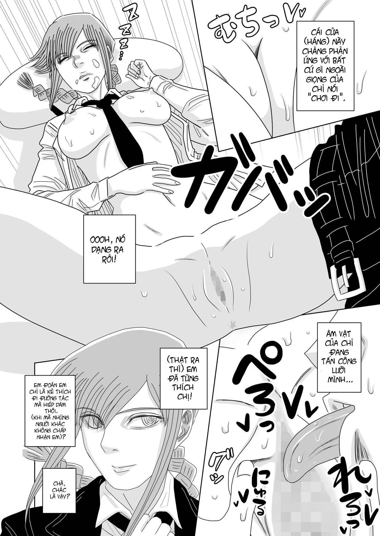 HentaiVN.net - Ảnh 5 - Hiếp dâm makima khi đang ngủ [Makima-san Rape! Yajuu to Kashita Akuma] - Oneshot