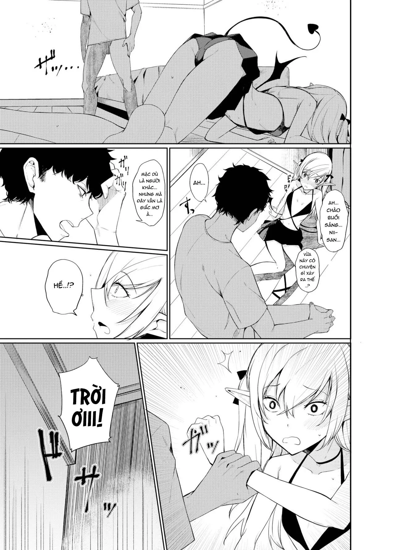 HentaiVN.net - Ảnh 21 - Câu Chuyện Làm Tình Với Succubus [Succubus to Ecchi Suru Hon; サキュバスとえっちする本] - Oneshot