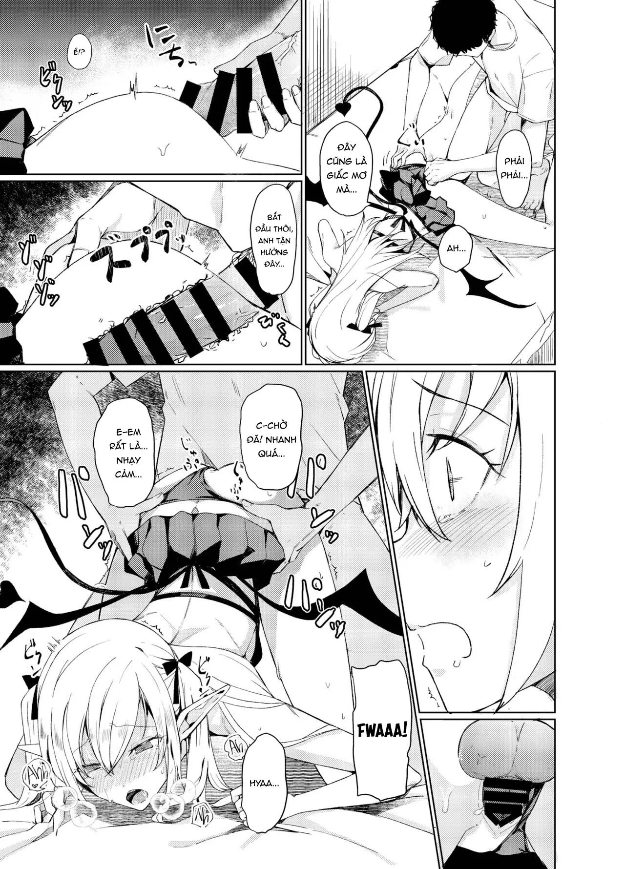 HentaiVN.net - Ảnh 25 - Câu Chuyện Làm Tình Với Succubus [Succubus to Ecchi Suru Hon; サキュバスとえっちする本] - Oneshot