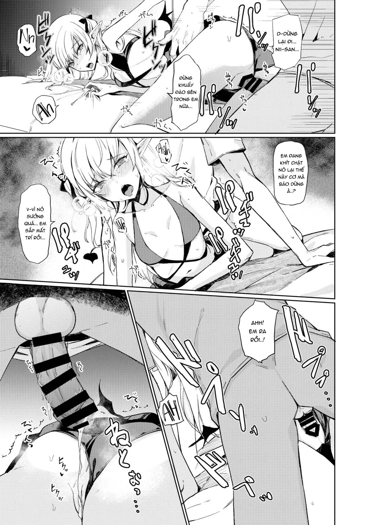 HentaiVN.net - Ảnh 27 - Câu Chuyện Làm Tình Với Succubus [Succubus to Ecchi Suru Hon; サキュバスとえっちする本] - Oneshot