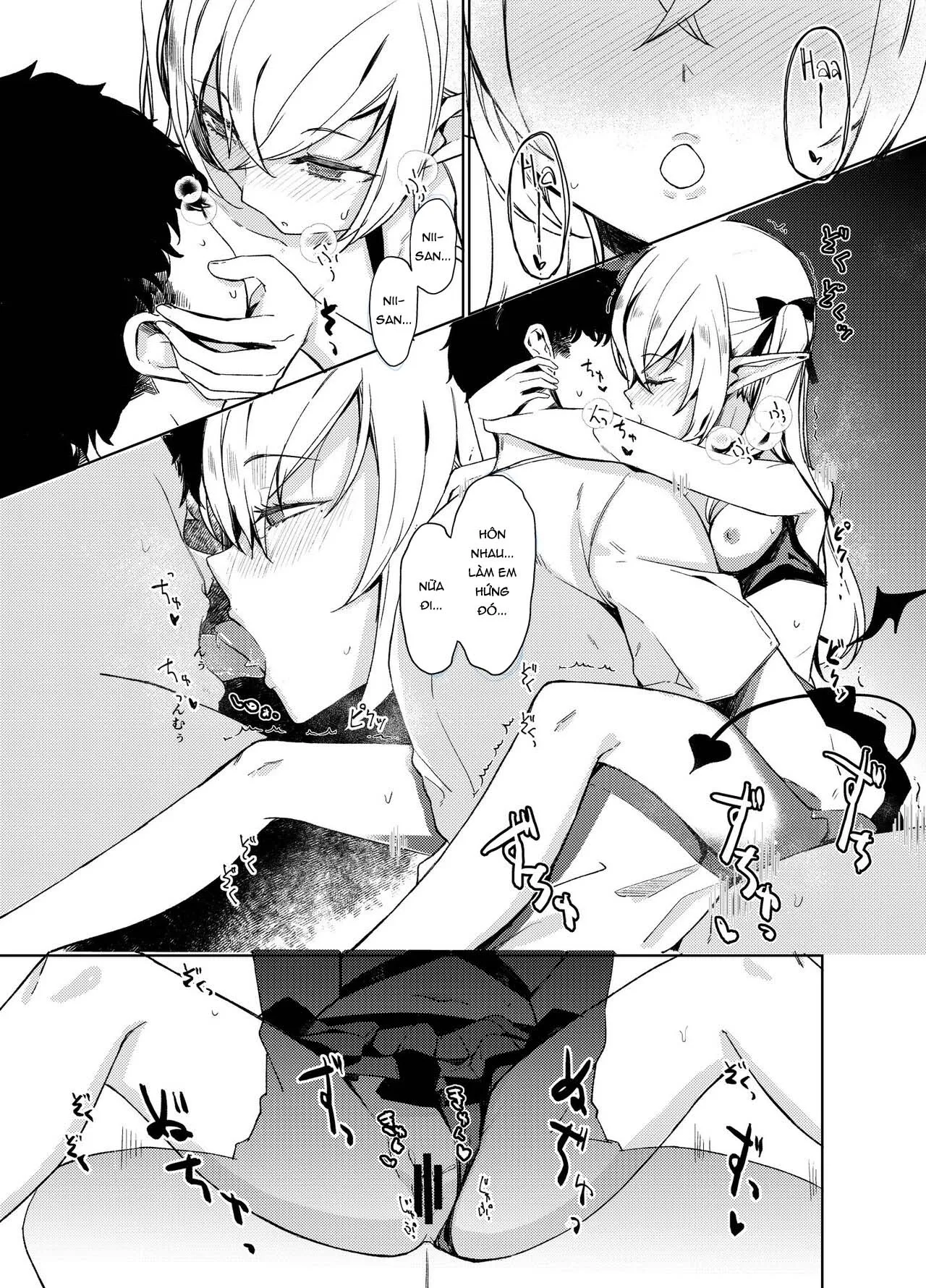 HentaiVN.net - Ảnh 31 - Câu Chuyện Làm Tình Với Succubus [Succubus to Ecchi Suru Hon; サキュバスとえっちする本] - Oneshot