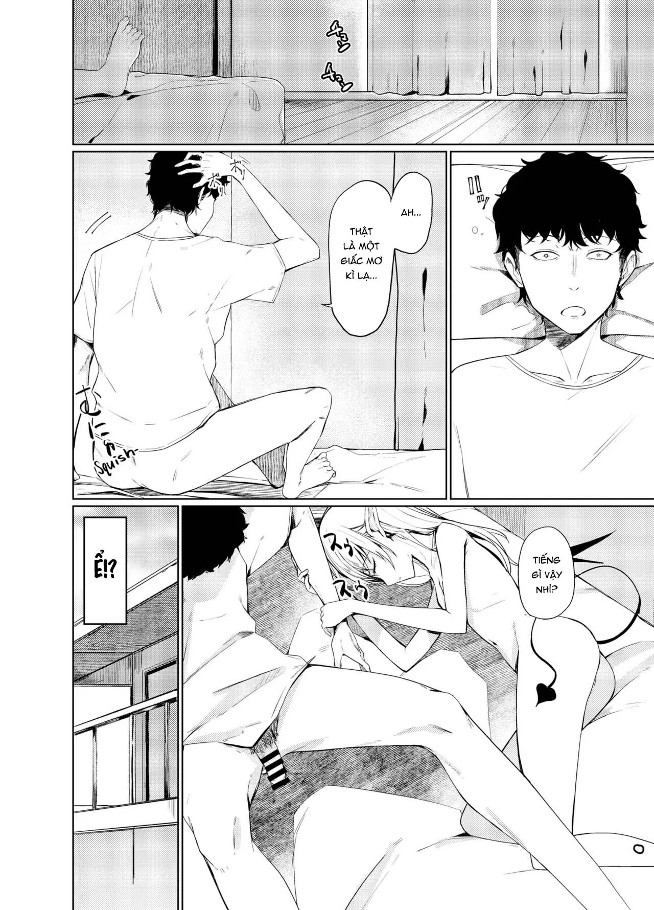HentaiVN.net - Ảnh 36 - Câu Chuyện Làm Tình Với Succubus [Succubus to Ecchi Suru Hon; サキュバスとえっちする本] - Oneshot