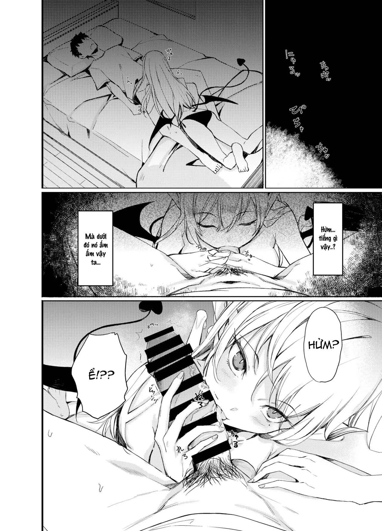 HentaiVN.net - Ảnh 6 - Câu Chuyện Làm Tình Với Succubus [Succubus to Ecchi Suru Hon; サキュバスとえっちする本] - Oneshot