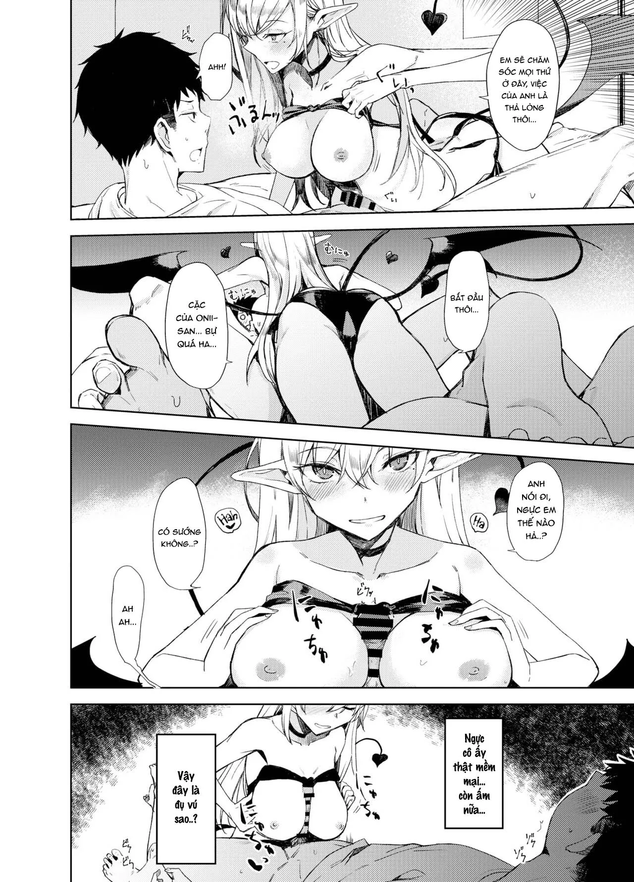 HentaiVN.net - Ảnh 8 - Câu Chuyện Làm Tình Với Succubus [Succubus to Ecchi Suru Hon; サキュバスとえっちする本] - Oneshot