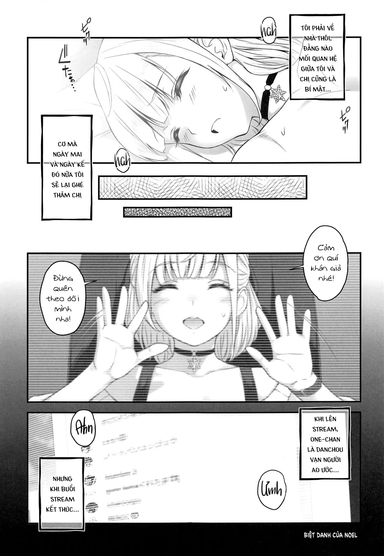 HentaiVN.net - Ảnh 22 - Chị tôi là Streamer nổi tiếng! [~Onee-chan wa Ninki Haishinsha~ , Orc Room ~Onee-chan is a Popular Streamer~] - Hàng Hololive của Noel!