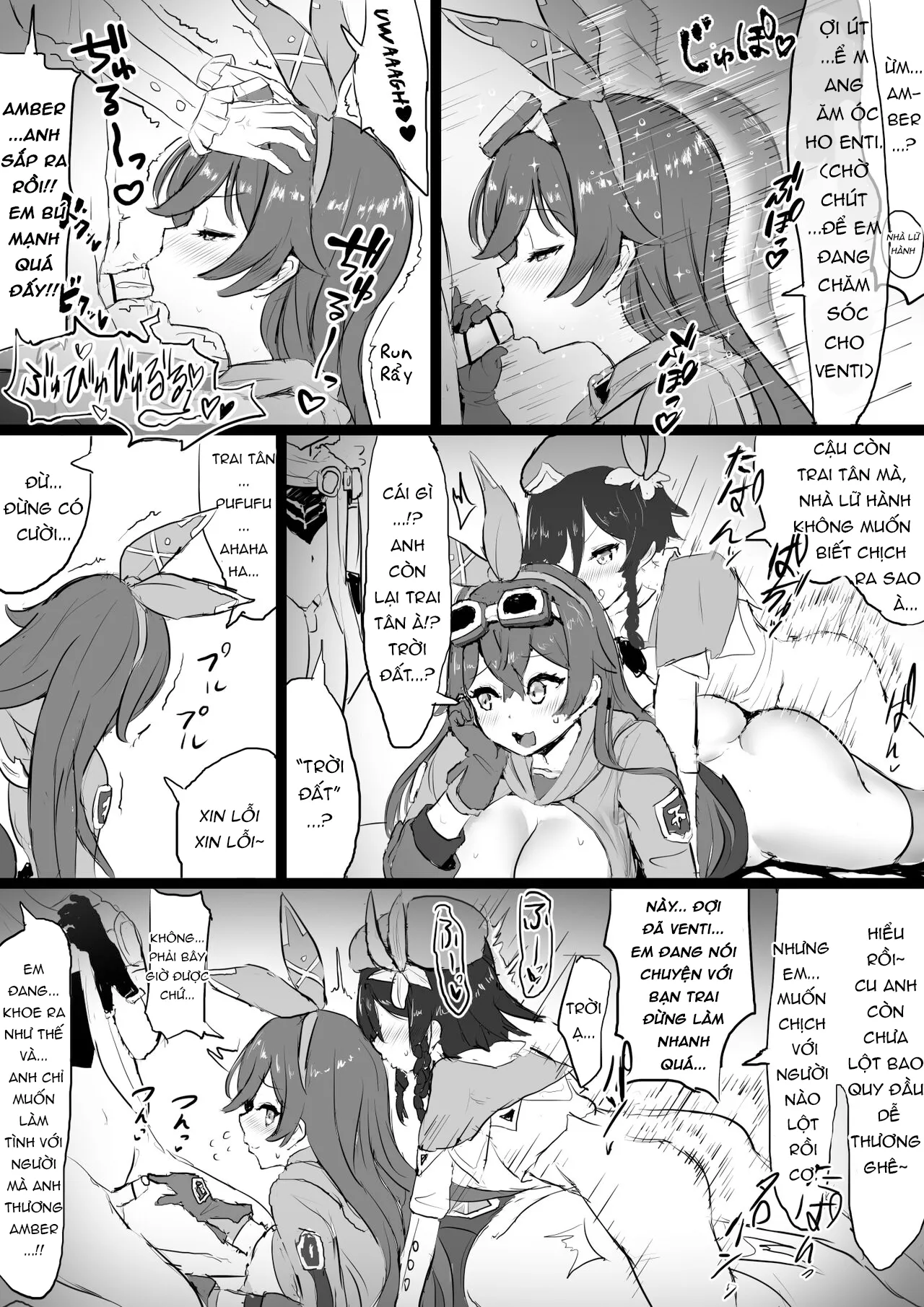 HentaiVN.net - Ảnh 6 - Amber của tôi đã bị cướp bởi Venti [Amber ga Venti ni Netorareru Hanashi;Amber was Stolen Away from me by Venti] - OneShot