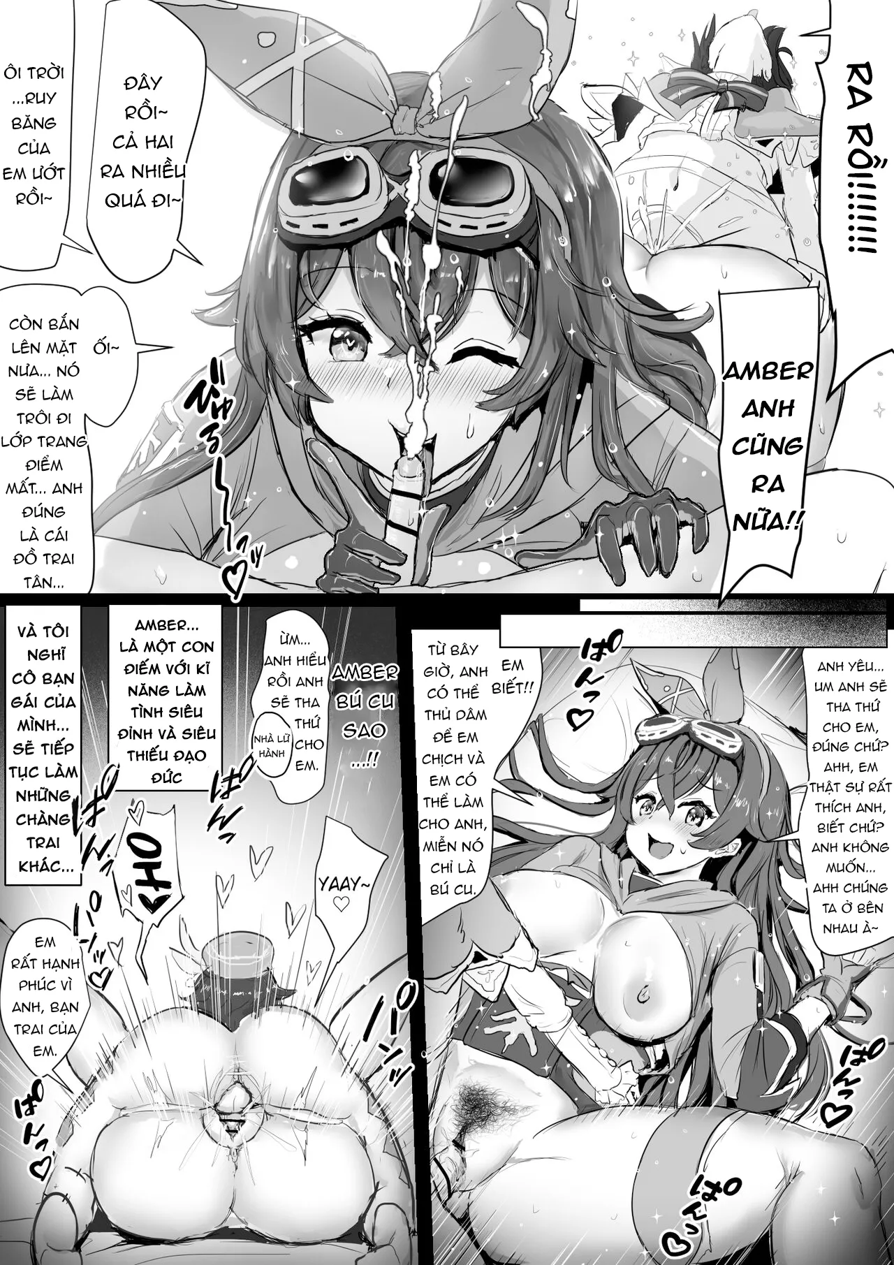 HentaiVN.net - Ảnh 8 - Amber của tôi đã bị cướp bởi Venti [Amber ga Venti ni Netorareru Hanashi;Amber was Stolen Away from me by Venti] - OneShot