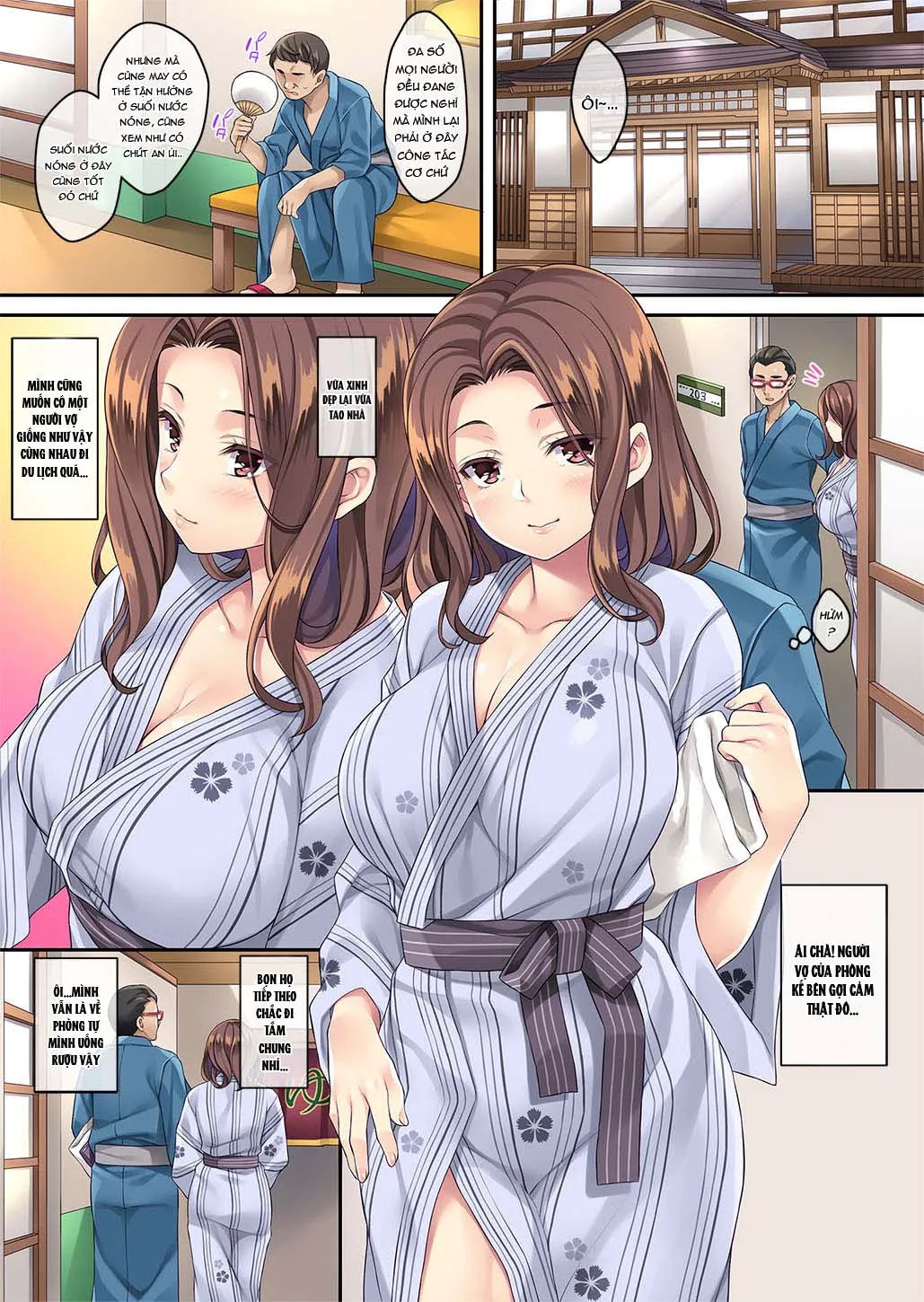 HentaiVN.net - Ảnh 4 - Tonari no Deisuizuma 2 [隣の泥酔妻 2] - Chap 1