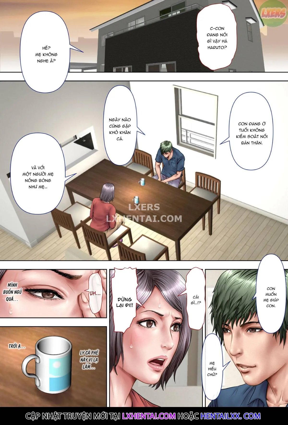 HentaiVN.net - Ảnh 9 - My Pet Stepmother ~Giving Her Obedience Training Next to My Sleeping Father~ - Oneshot