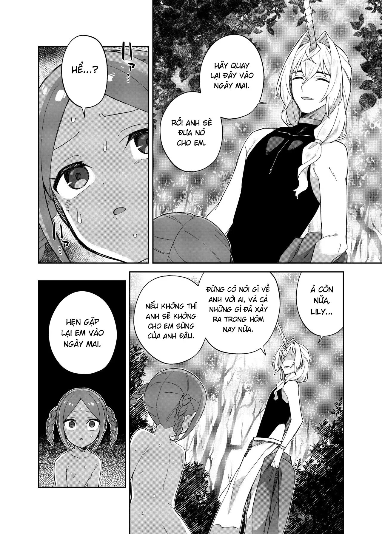 HentaiVN.net - Ảnh 22 - Truyền thuyết về Kì Lân [Shoujo wa Unicorn no Tsuno ga Hoshii; The Girl Who Wants a Unicorn's HornThe Girl Who Wants a Unicorn's Horn] - Oneshot