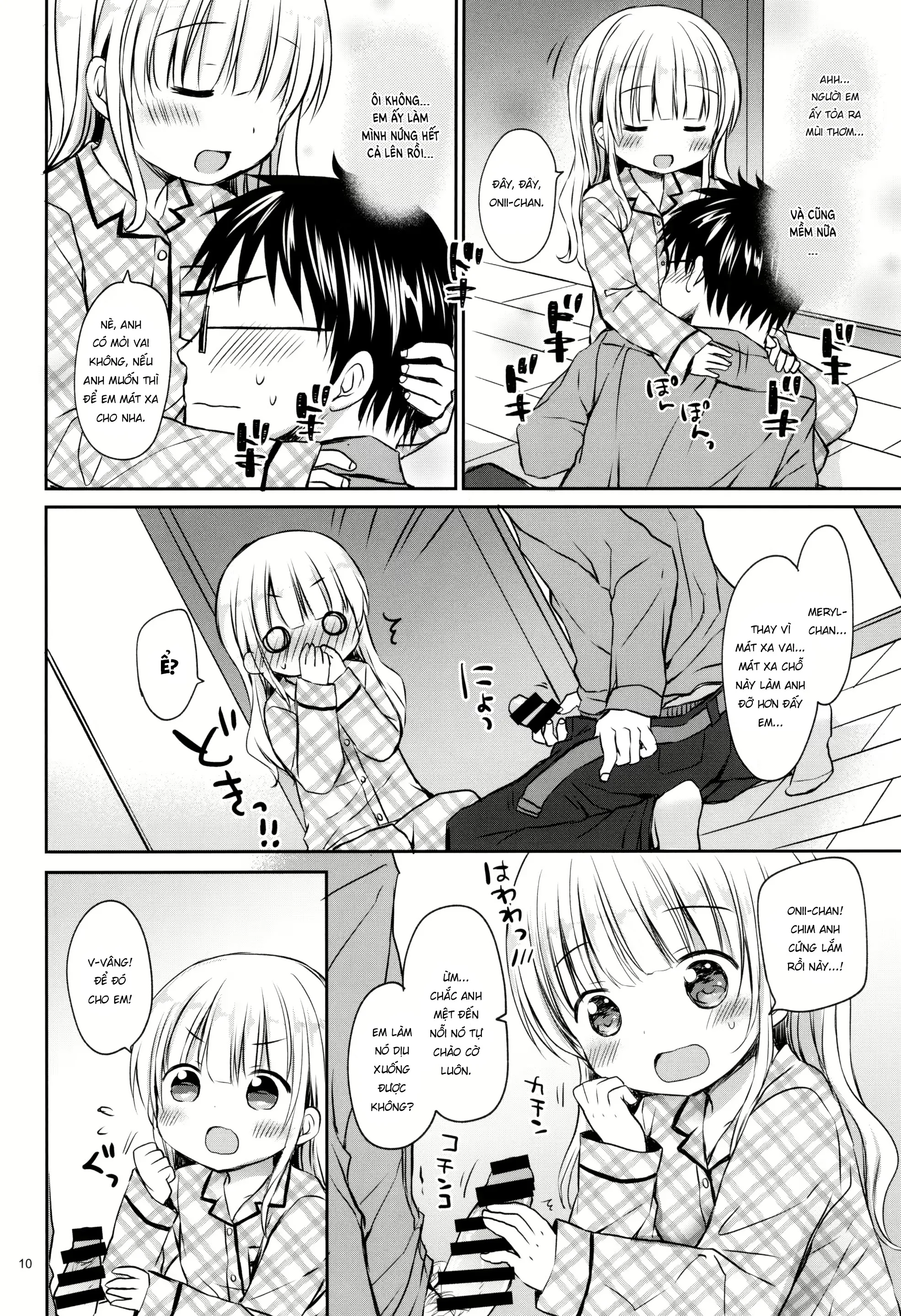 HentaiVN.net - Ảnh 10 - Tôi chỉ muốn bé Meryl-chan chăm sóc tôi thôi! - Oneshot