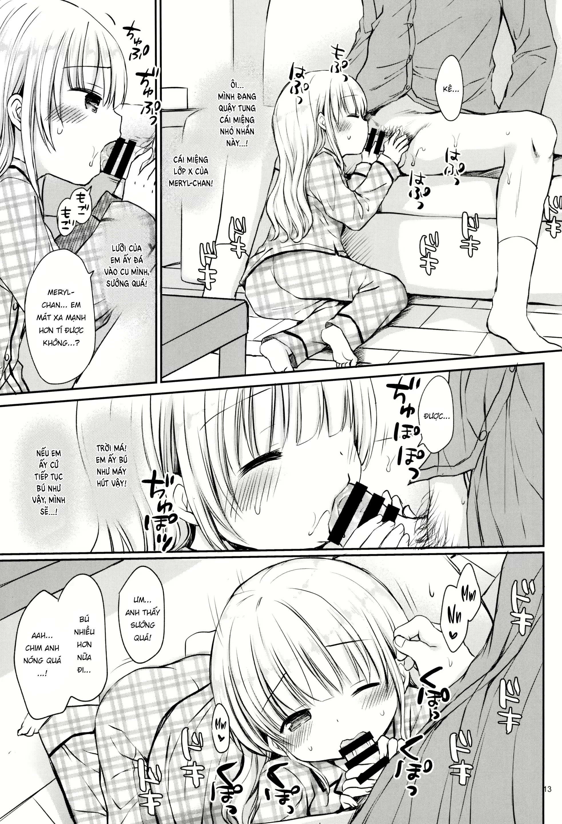 HentaiVN.net - Ảnh 13 - Tôi chỉ muốn bé Meryl-chan chăm sóc tôi thôi! - Oneshot