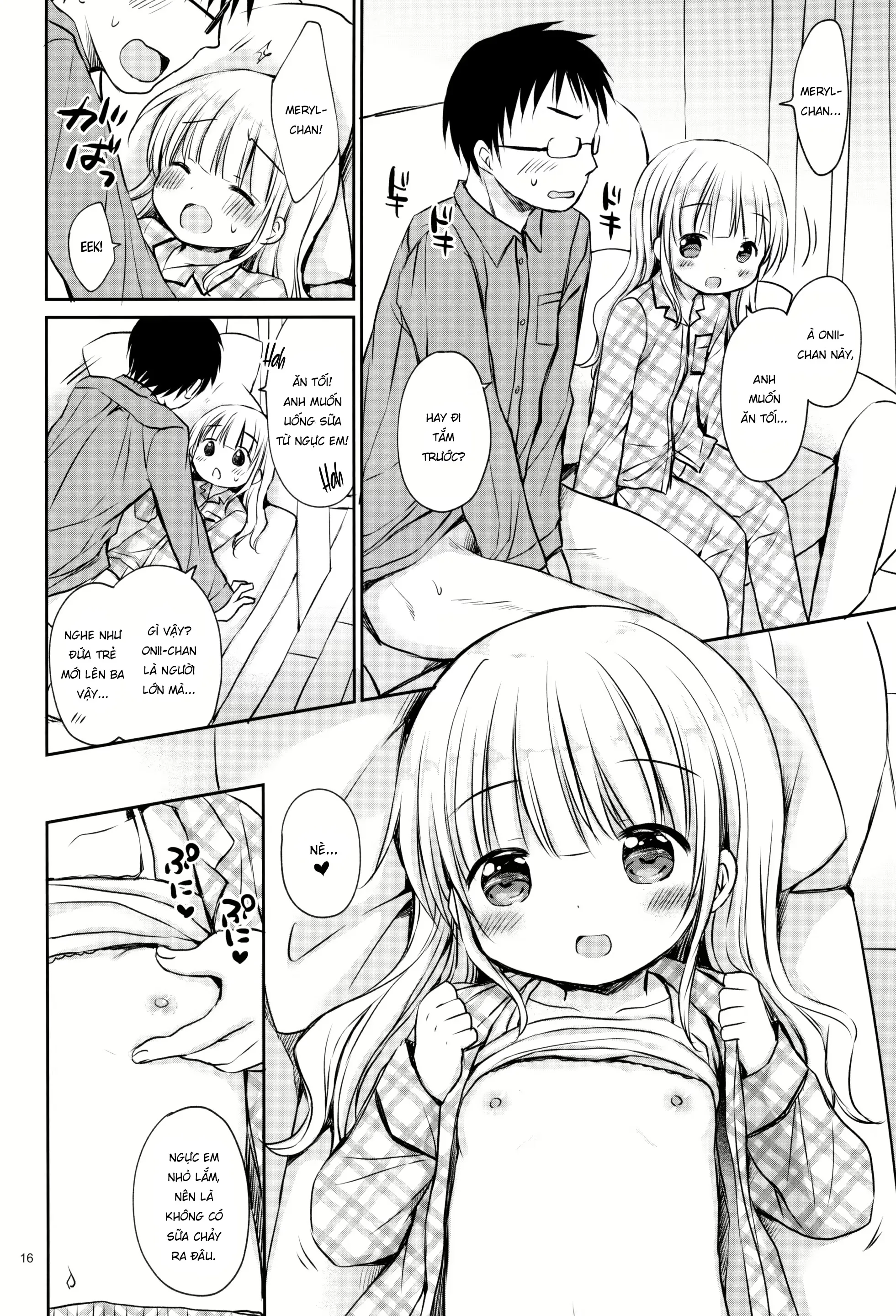 HentaiVN.net - Ảnh 16 - Tôi chỉ muốn bé Meryl-chan chăm sóc tôi thôi! - Oneshot