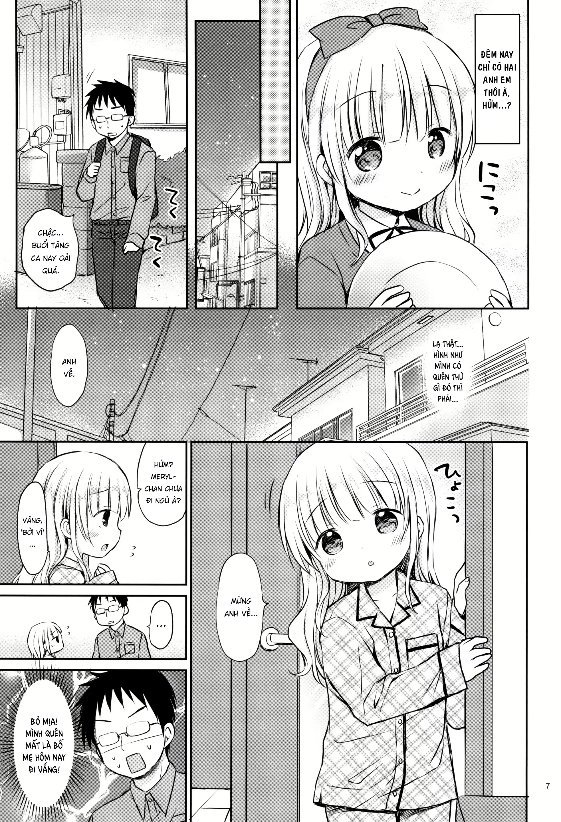 HentaiVN.net - Ảnh 7 - Tôi chỉ muốn bé Meryl-chan chăm sóc tôi thôi! - Oneshot