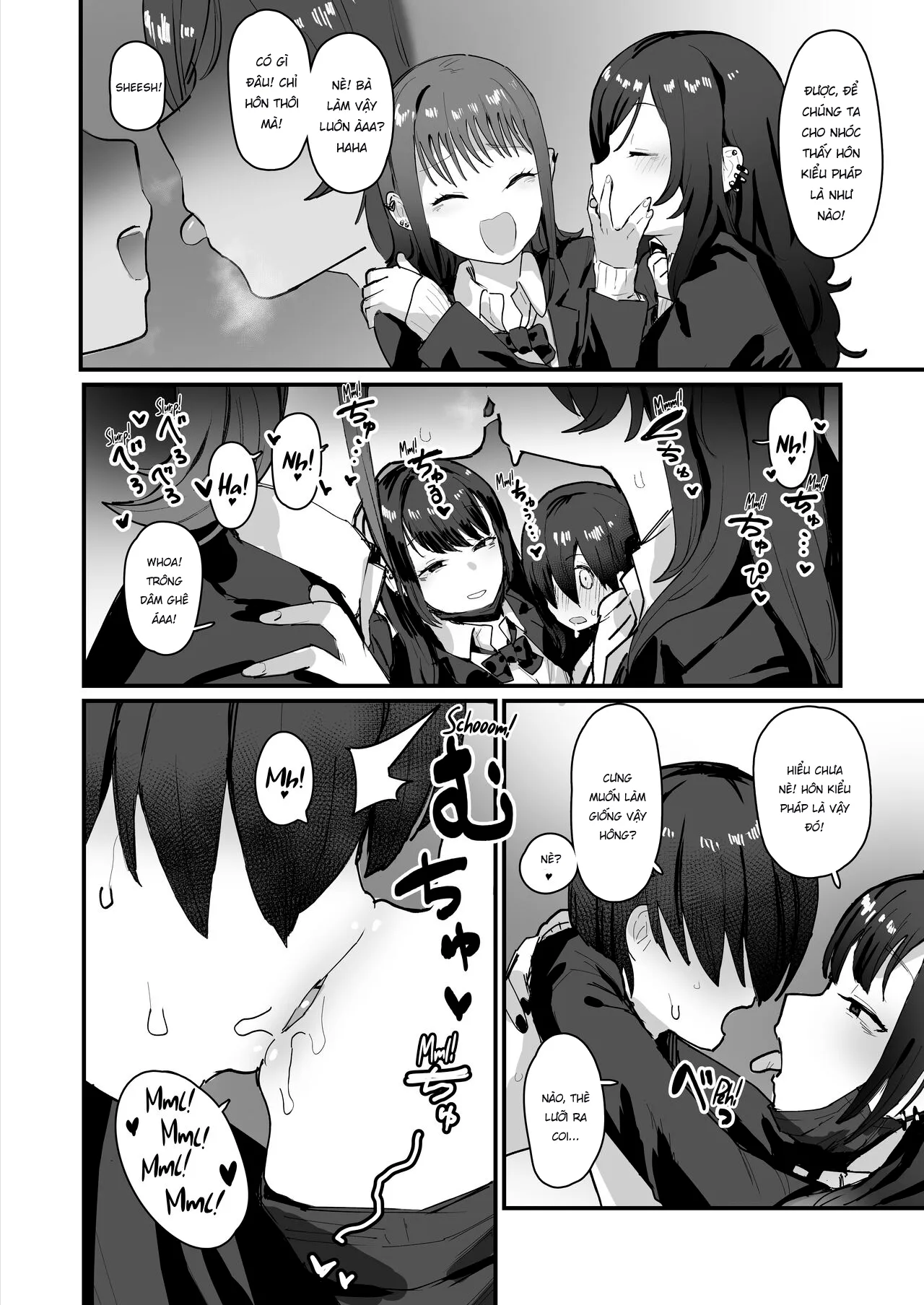 HentaiVN.net - Ảnh 6 - Bạn của Onee-chan thật đáng sợ [Chotto kowai onee-chan no tomodachi, My Big Sister's Friends are a bit Scary!] - Oneshot