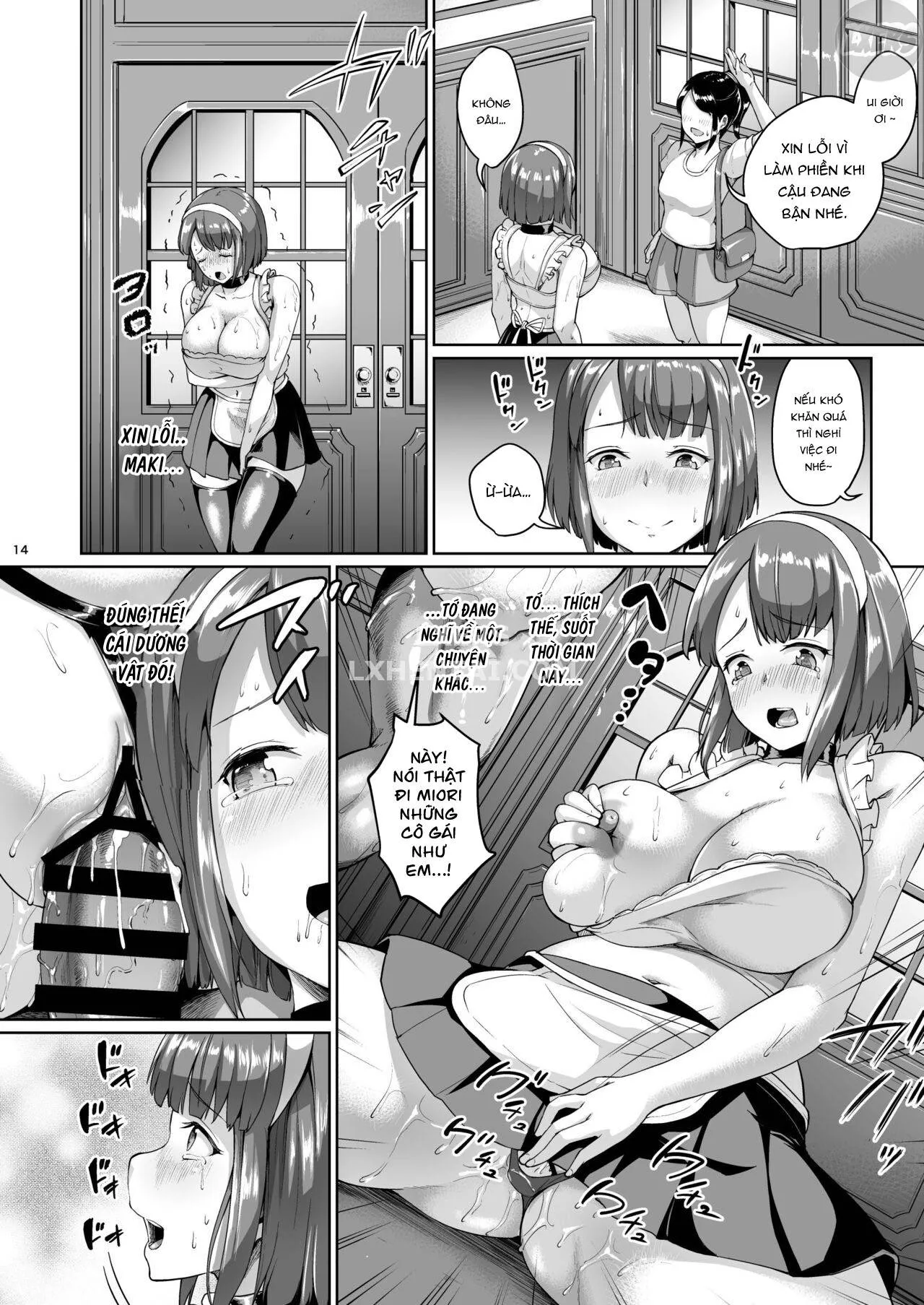 HentaiVN.net - Ảnh 17 - A Day At The Mansion [Oyashiki No Hi] - Chap 2