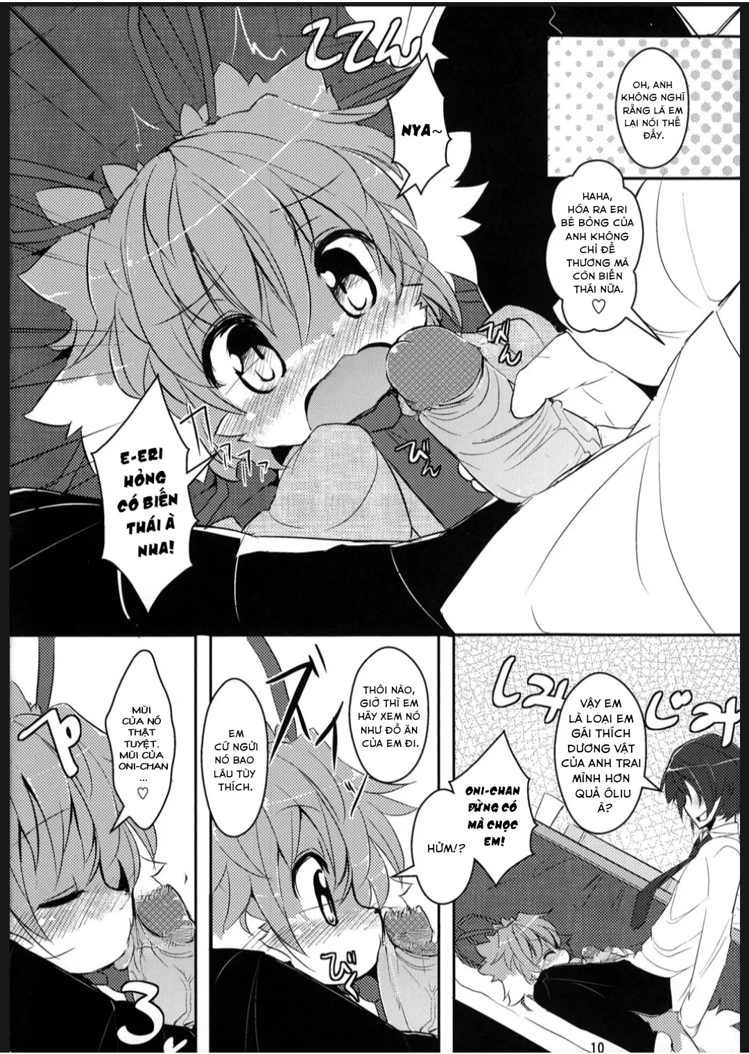 HentaiVN.net - Ảnh 9 - Em gái bé nhỏ của tôi là một con thú cưng - Oneshot