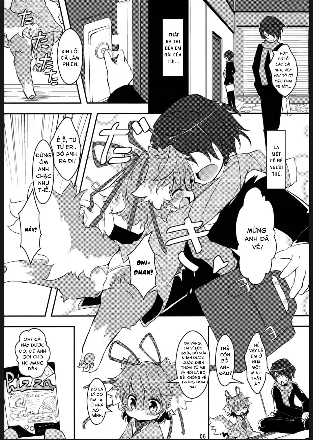 HentaiVN.net - Ảnh 5 - Em gái bé nhỏ của tôi là một con thú cưng - Oneshot