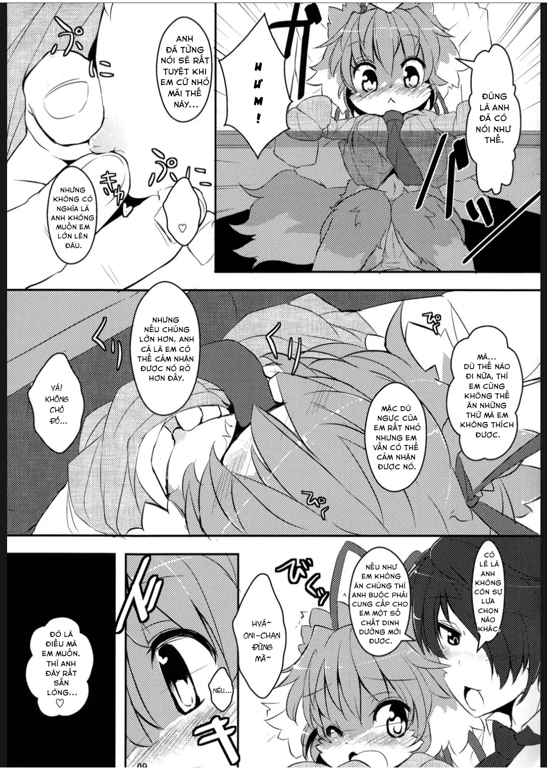 HentaiVN.net - Ảnh 8 - Em gái bé nhỏ của tôi là một con thú cưng - Oneshot