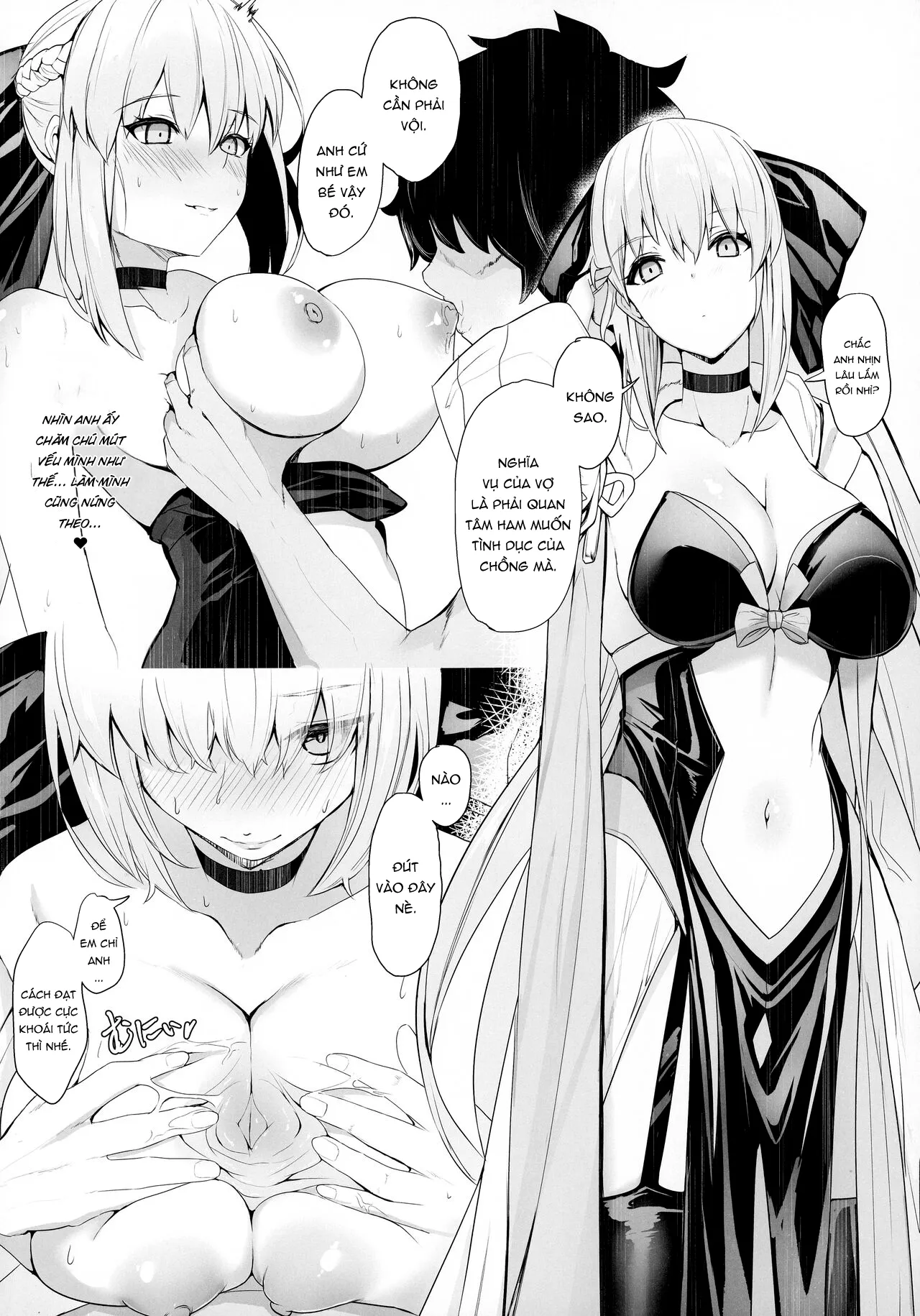 HentaiVN.net - Ảnh 6 - Hai nàng vợ của tôi [My two brides] - Oneshot