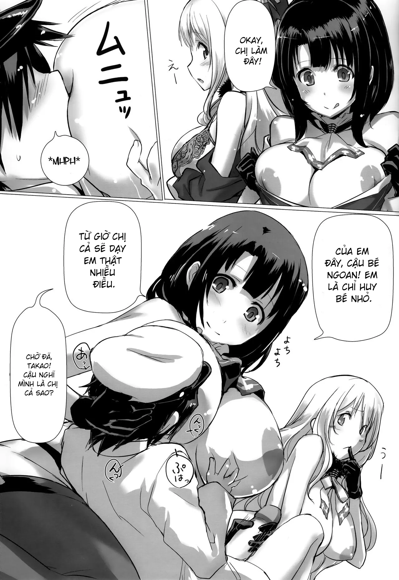 HentaiVN.net - Ảnh 6 - Takao to Atago to Teitoku de H Suru Hon (Kantai Collection -KanColle-) [高雄と愛宕と提督でHする本 (艦隊これくしょん -艦これ-)] - Oneshot