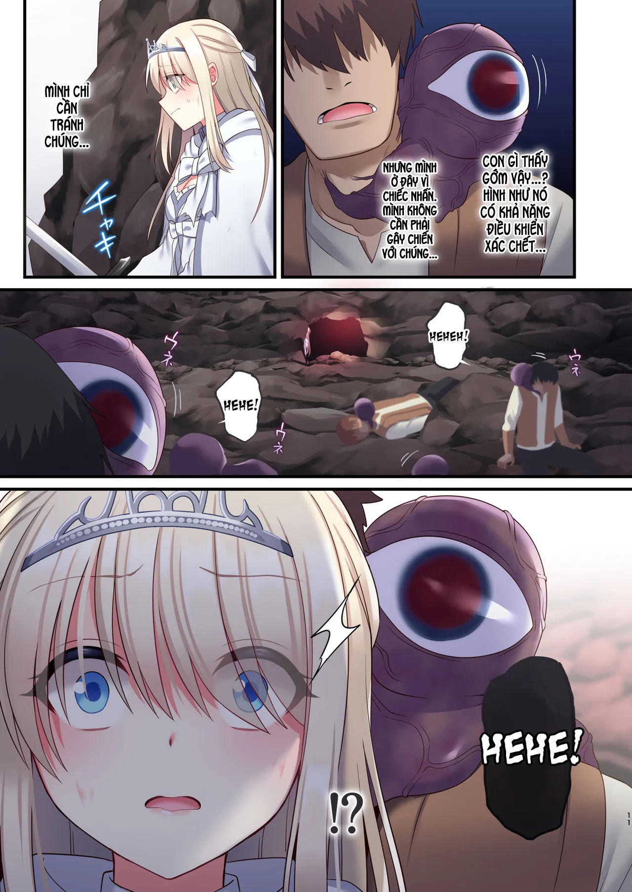 HentaiVN.net - Ảnh 9 - Noroi no Yubiwa de Game Over + Omake CG [呪いの指輪でゲームオーバー + おまけCG] - Chap 1: mở giao tranh