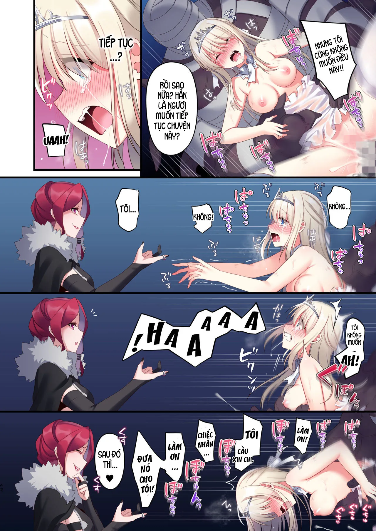 HentaiVN.net - Ảnh 10 - Noroi no Yubiwa de Game Over + Omake CG [呪いの指輪でゲームオーバー + おまけCG] - Chap 2: sếch tàn bạo