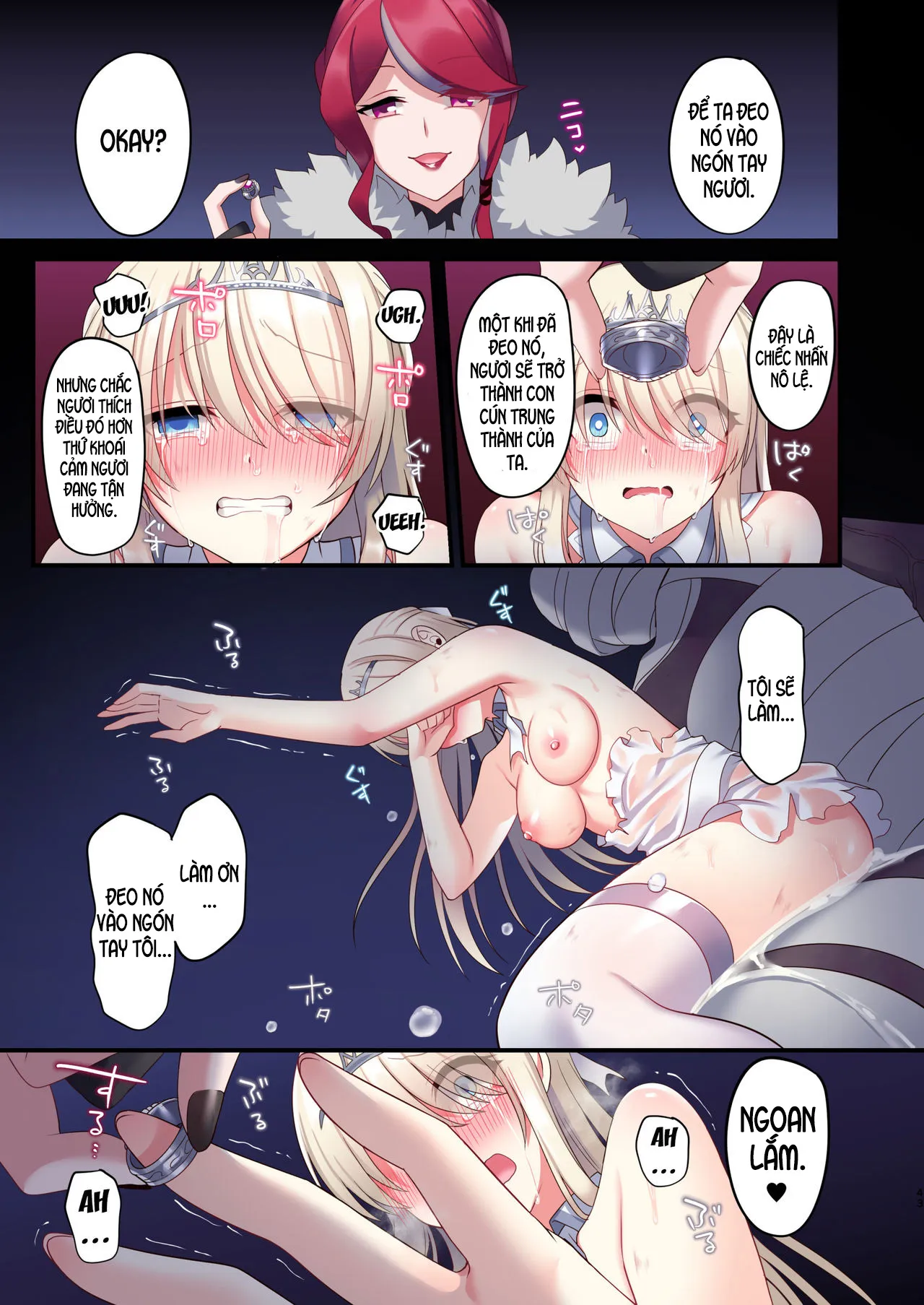 HentaiVN.net - Ảnh 11 - Noroi no Yubiwa de Game Over + Omake CG [呪いの指輪でゲームオーバー + おまけCG] - Chap 2: sếch tàn bạo