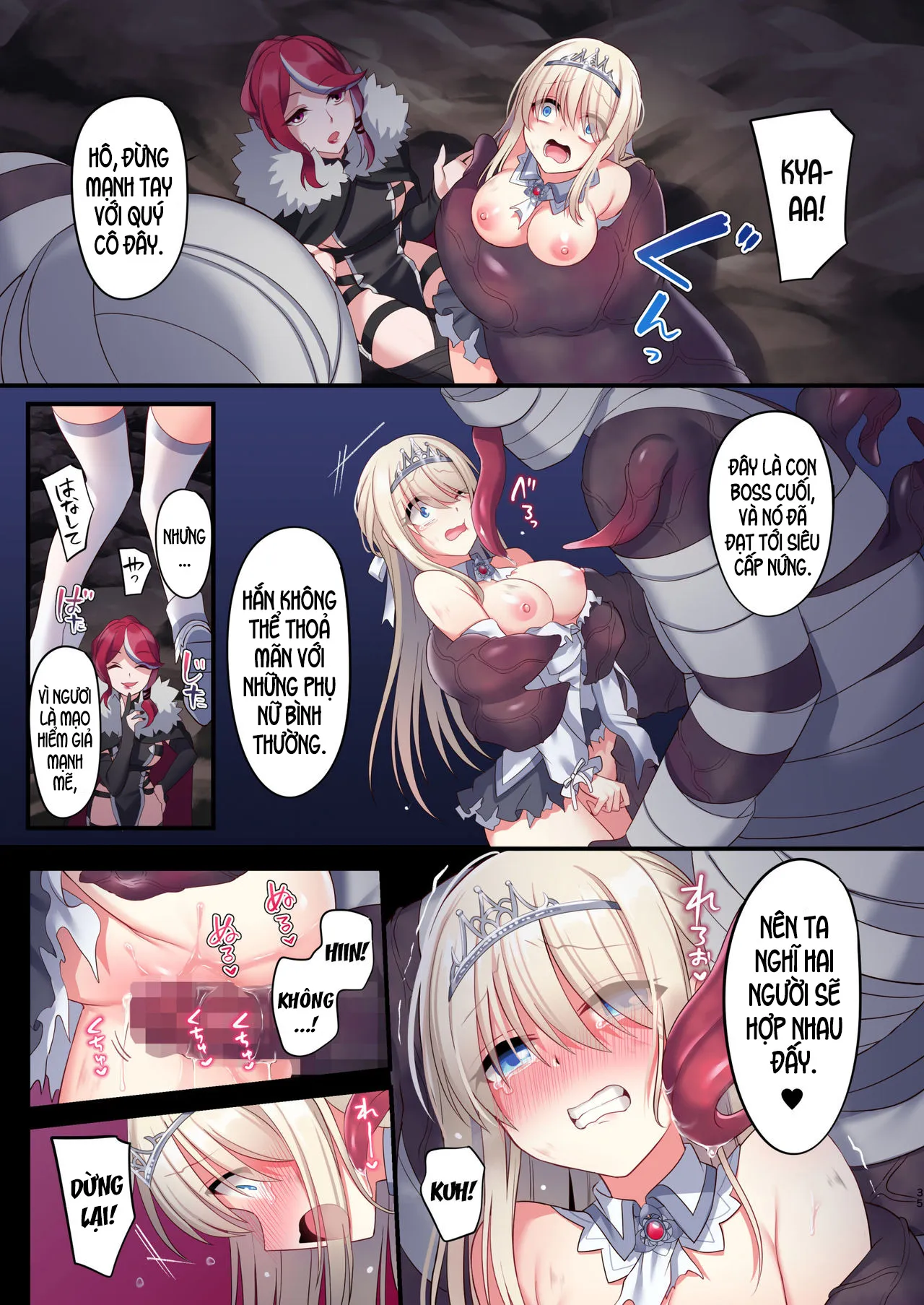 HentaiVN.net - Ảnh 3 - Noroi no Yubiwa de Game Over + Omake CG [呪いの指輪でゲームオーバー + おまけCG] - Chap 2: sếch tàn bạo