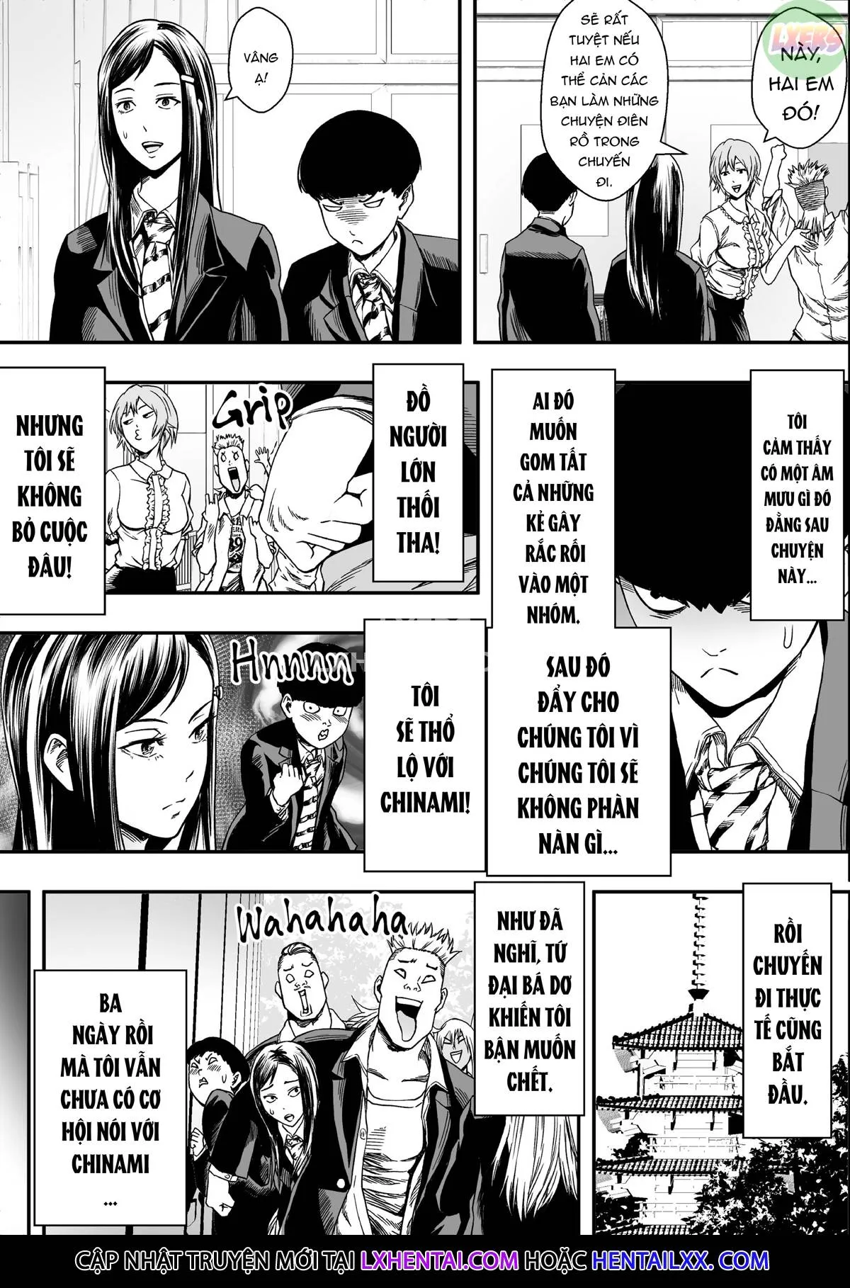 HentaiVN.net - Ảnh 11 - Field Trip with My First Crush and the Bad Crowd - Oneshot