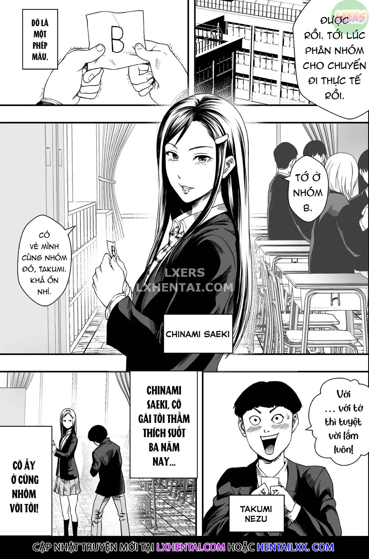 HentaiVN.net - Ảnh 7 - Field Trip with My First Crush and the Bad Crowd - Oneshot
