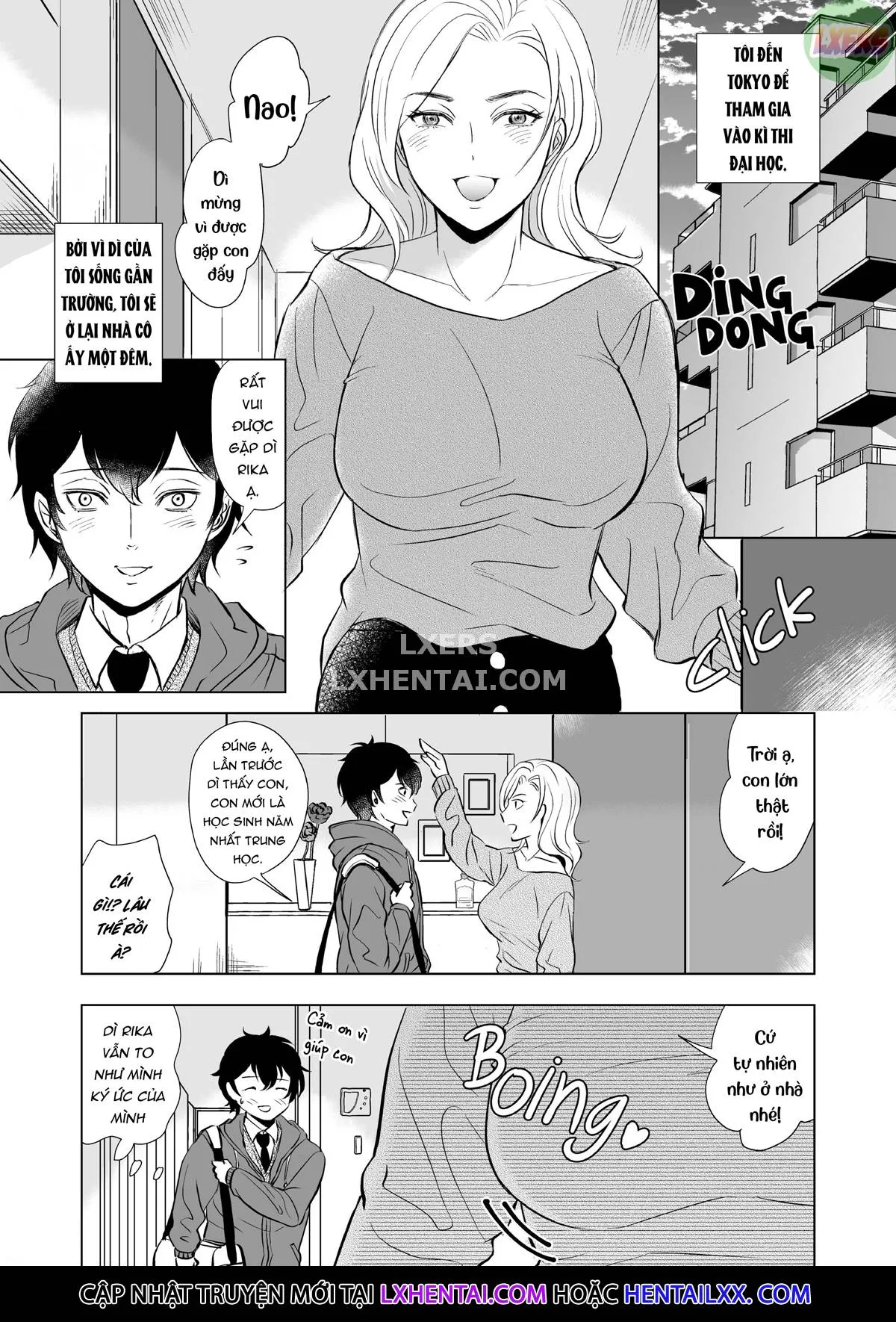 HentaiVN.net - Ảnh 6 - My Married Aunt Took My Virginity - Oneshot