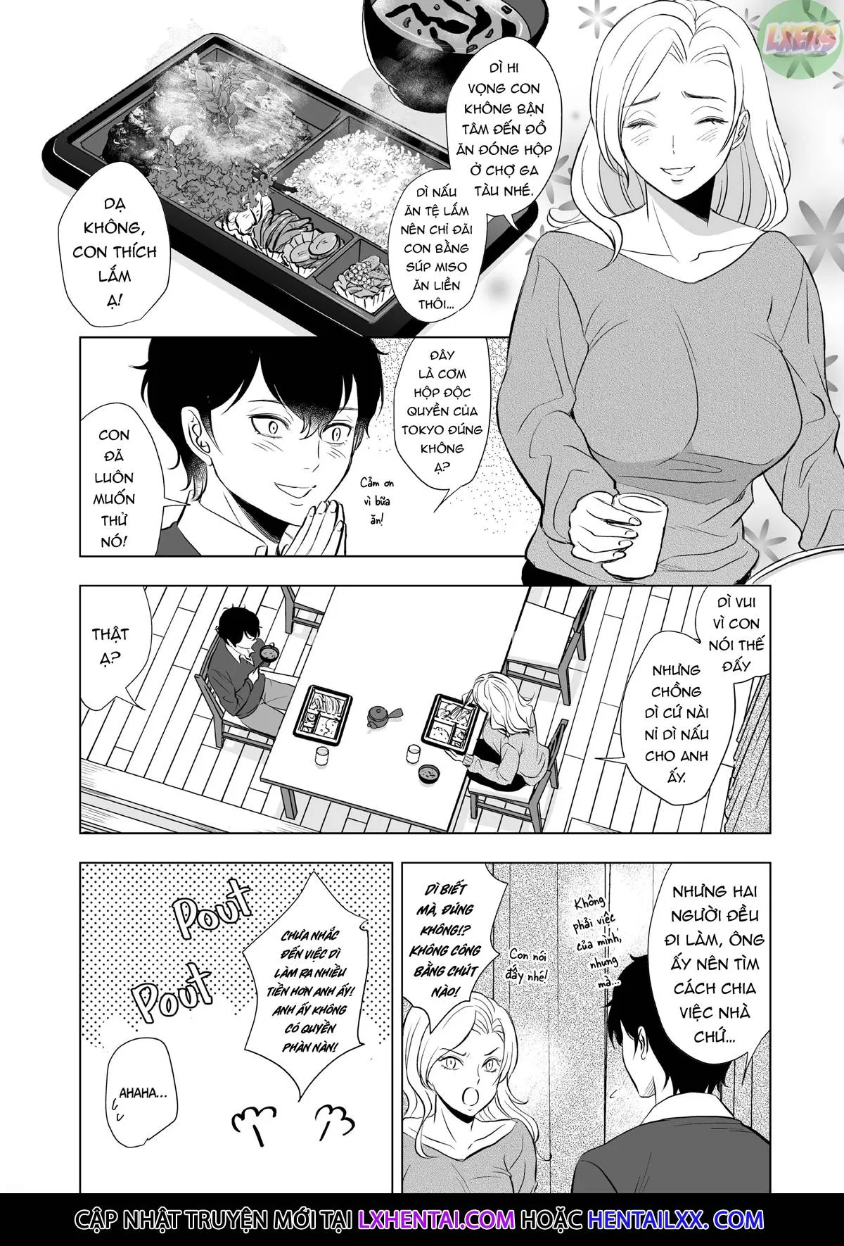 HentaiVN.net - Ảnh 7 - My Married Aunt Took My Virginity - Oneshot