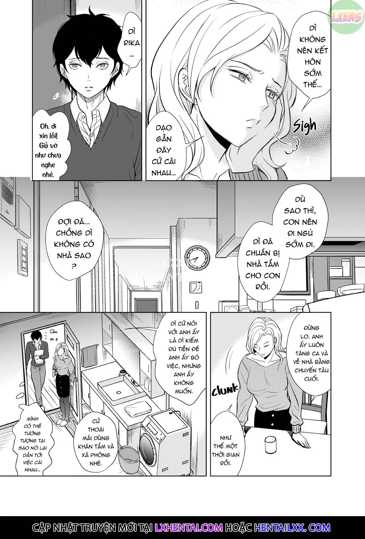 HentaiVN.net - Ảnh 8 - My Married Aunt Took My Virginity - Oneshot
