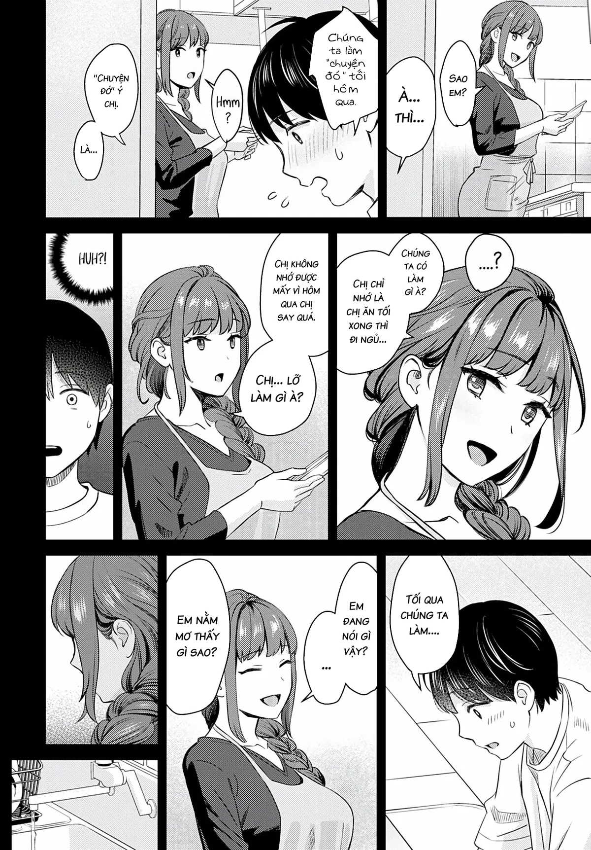 HentaiVN.net - Ảnh 13 - Chị gái không mời [Oshikake Ane] - Oneshot