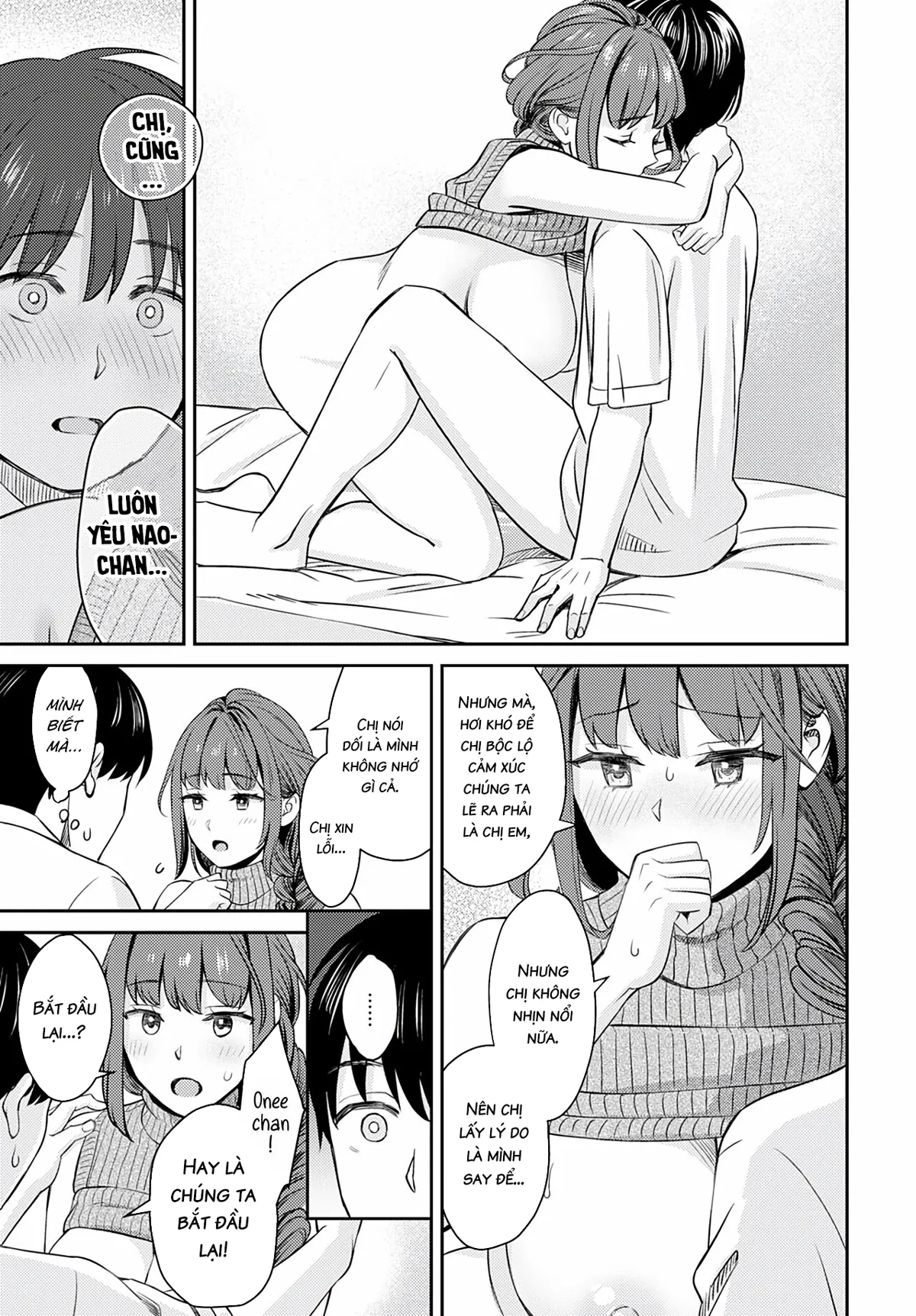 HentaiVN.net - Ảnh 18 - Chị gái không mời [Oshikake Ane] - Oneshot