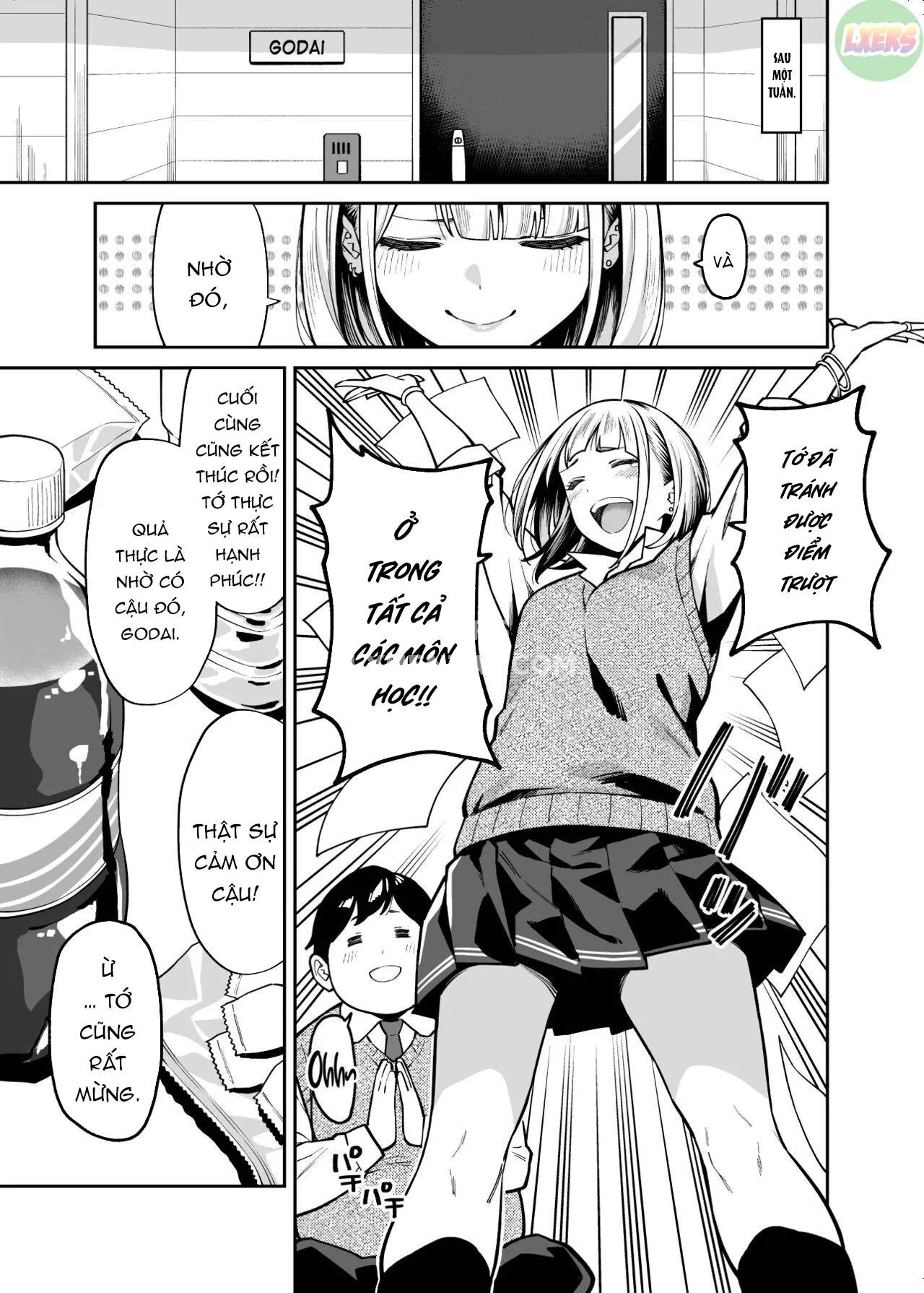 HentaiVN.net - Ảnh 13 - Gyaru Falls In Love With A Chubby [Gal Wa Pocchari Ni Koi O Suru] - Oneshot