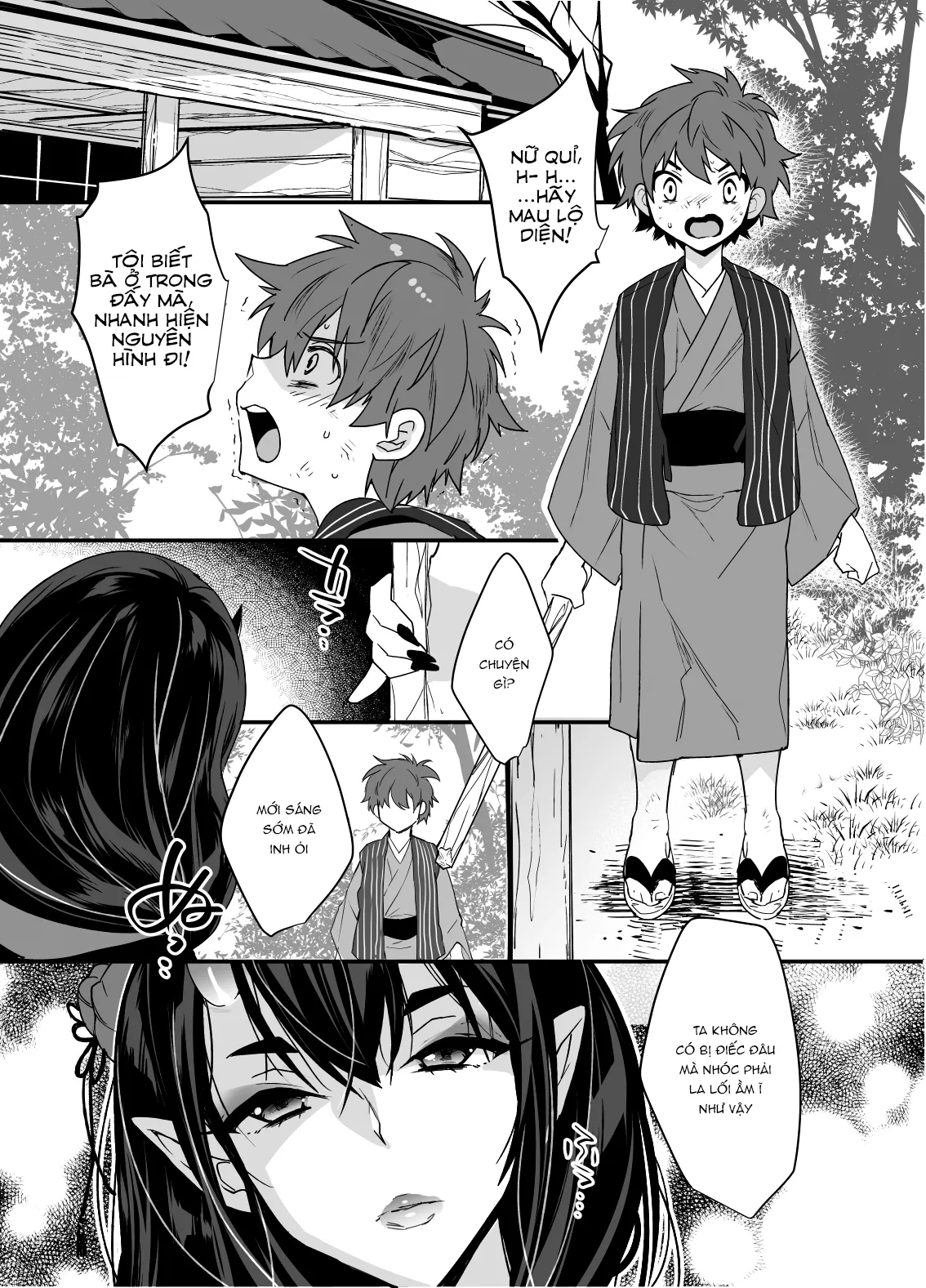 HentaiVN.net - Ảnh 4 - Bé con và nàng Oni [Oni-san Kochira, Oni-san, Over Here] - Hãy like nào!
