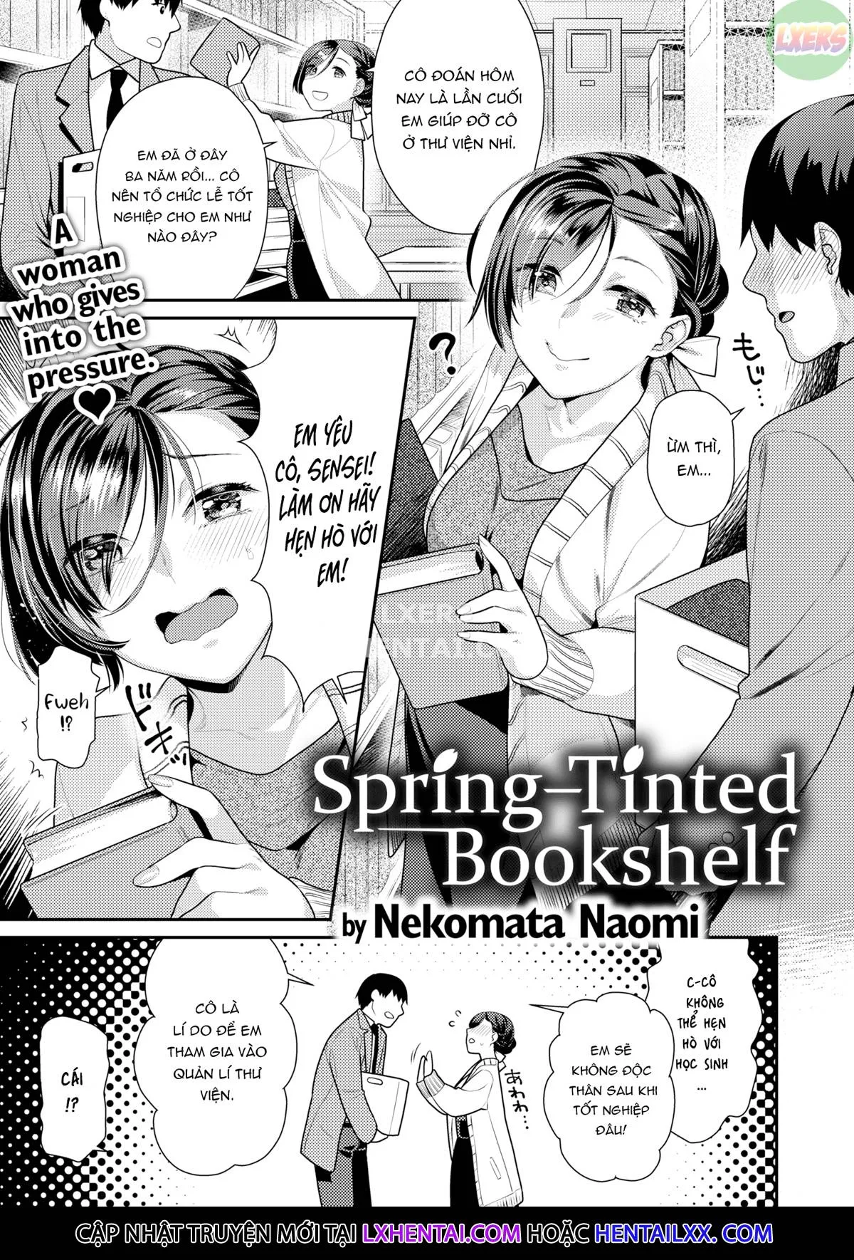 HentaiVN.net - Ảnh 5 - Giá sách màu mùa xuân - Oneshot