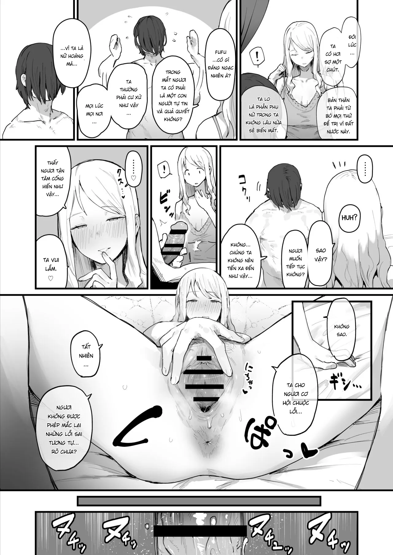 HentaiVN.net - Ảnh 4 - Thú vui của nữ hoàng [Joou-sama no Okiniiri] - Chap 1