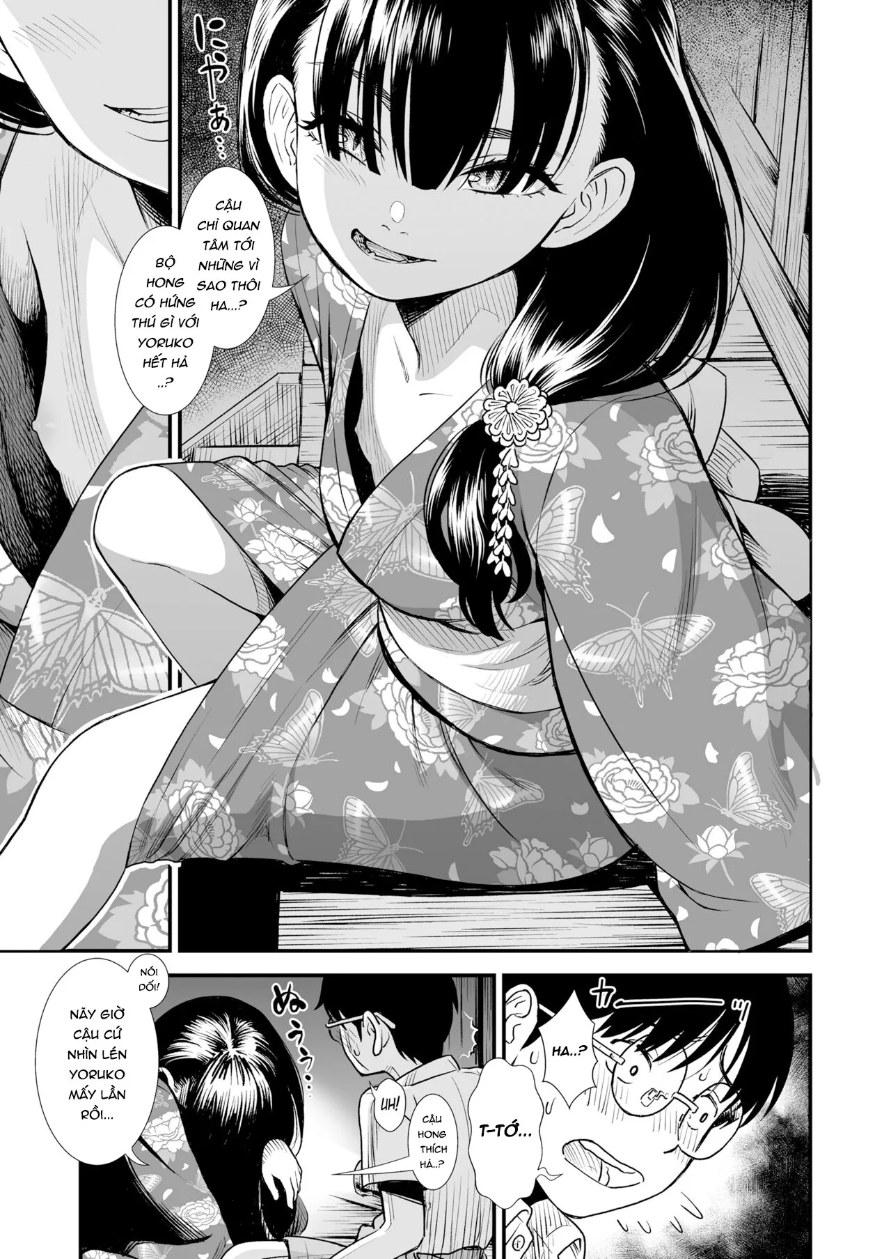 HentaiVN.net - Ảnh 10 - Yoruko của màn đêm [Mayonaka no Yoruko-san; 真夜中の夜子さん「夜子のこともっと知りたい？」] - Oneshot