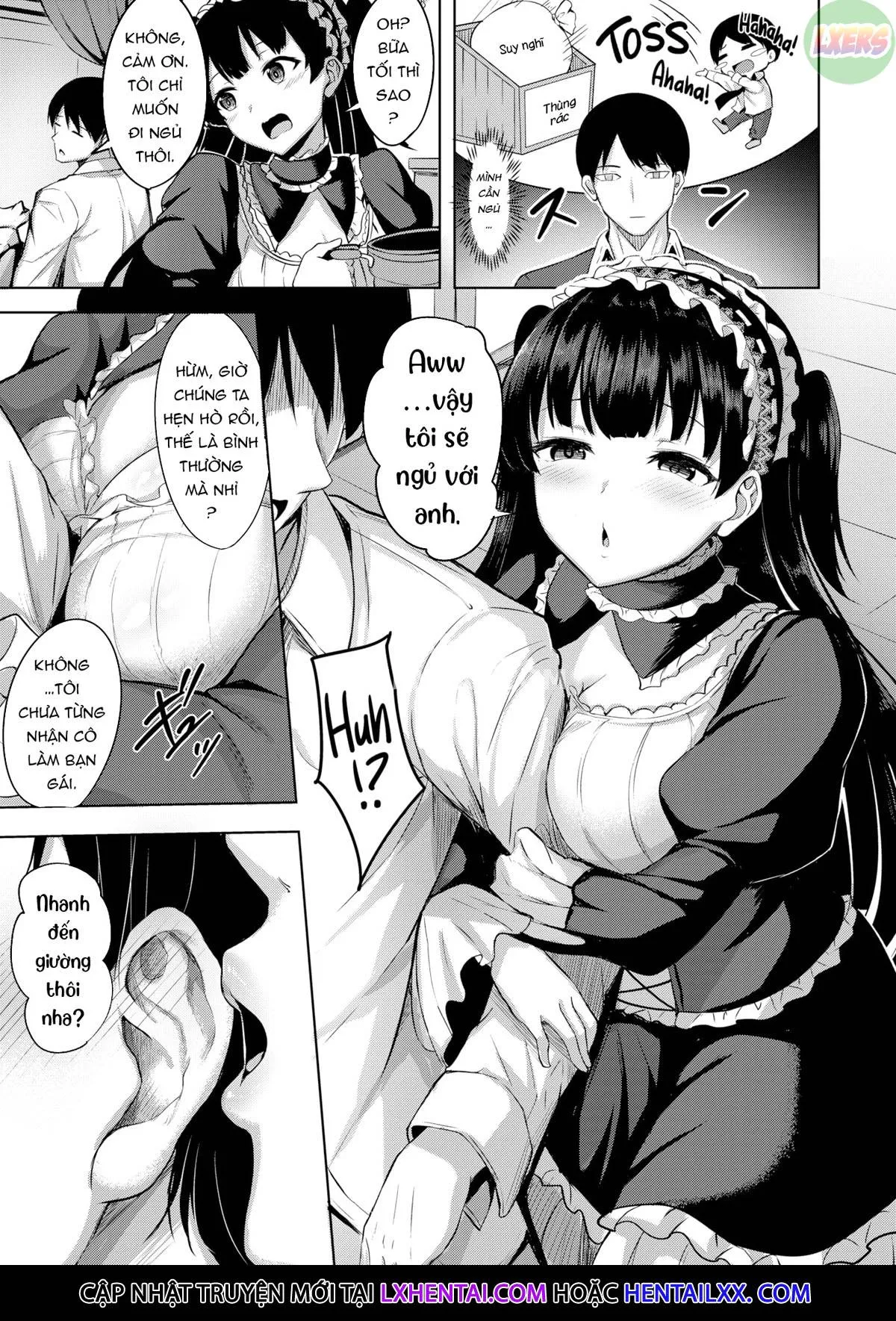HentaiVN.net - Ảnh 11 - Cô nàng Gothic may mắn - Oneshot
