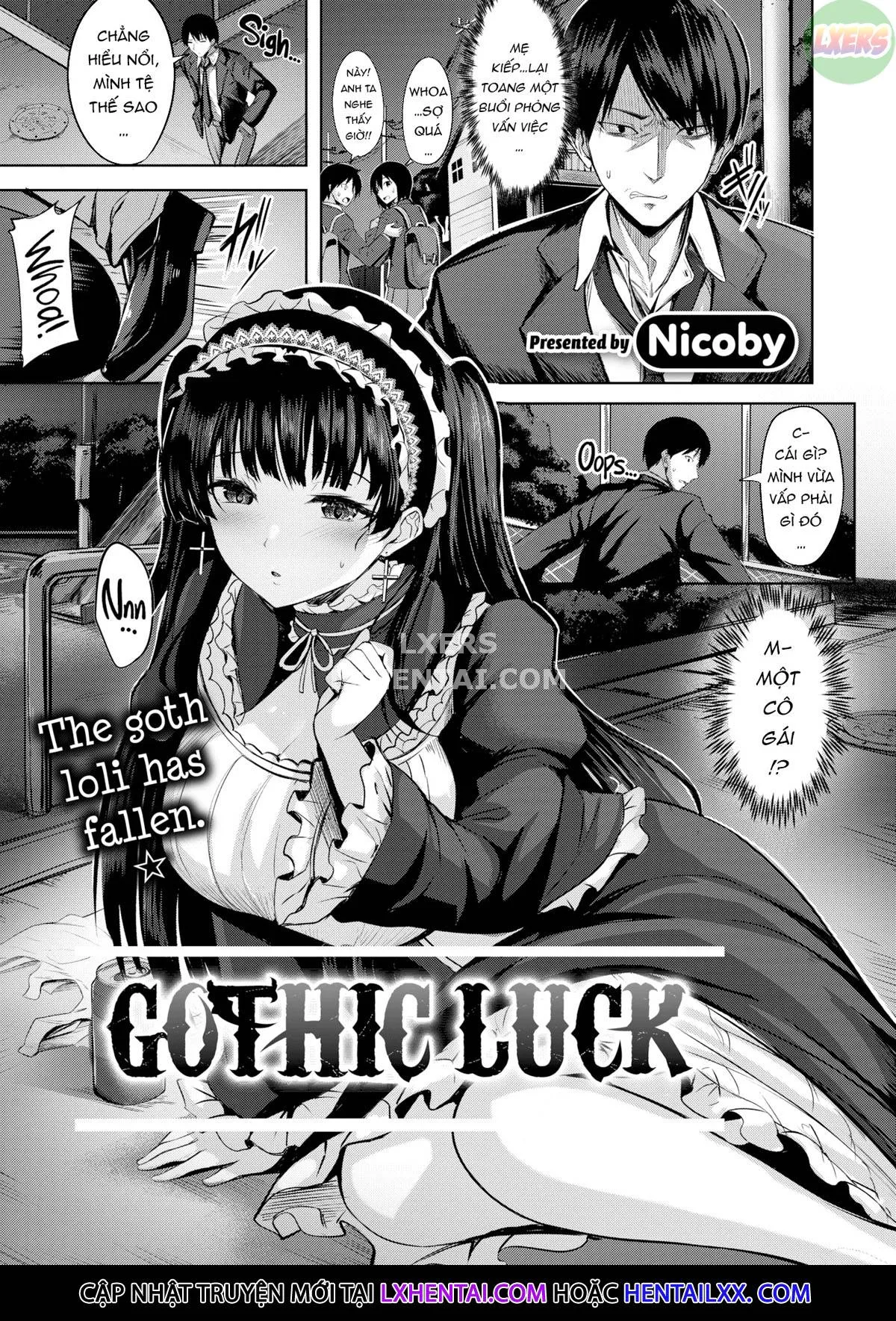 HentaiVN.net - Ảnh 5 - Cô nàng Gothic may mắn - Oneshot