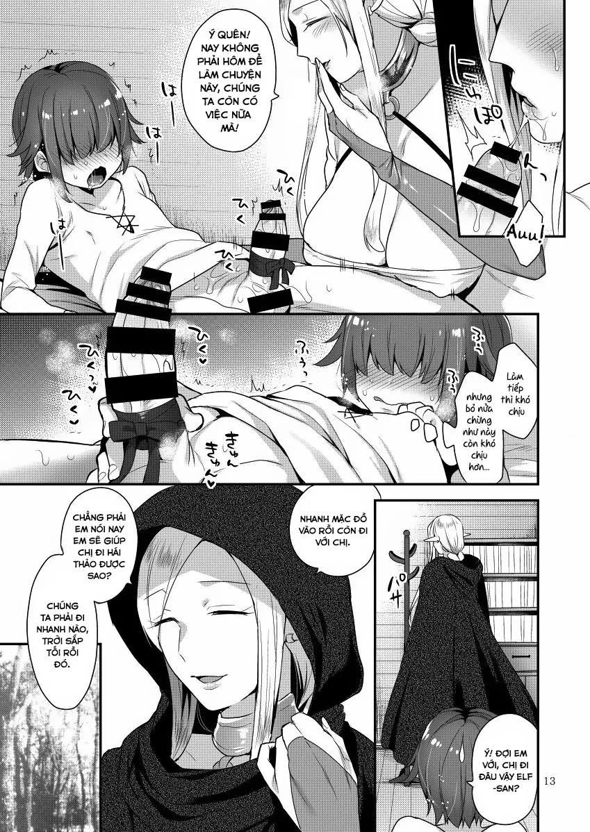 HentaiVN.net - Ảnh 14 - Elf-san wa Ijiwaru - Oneshot