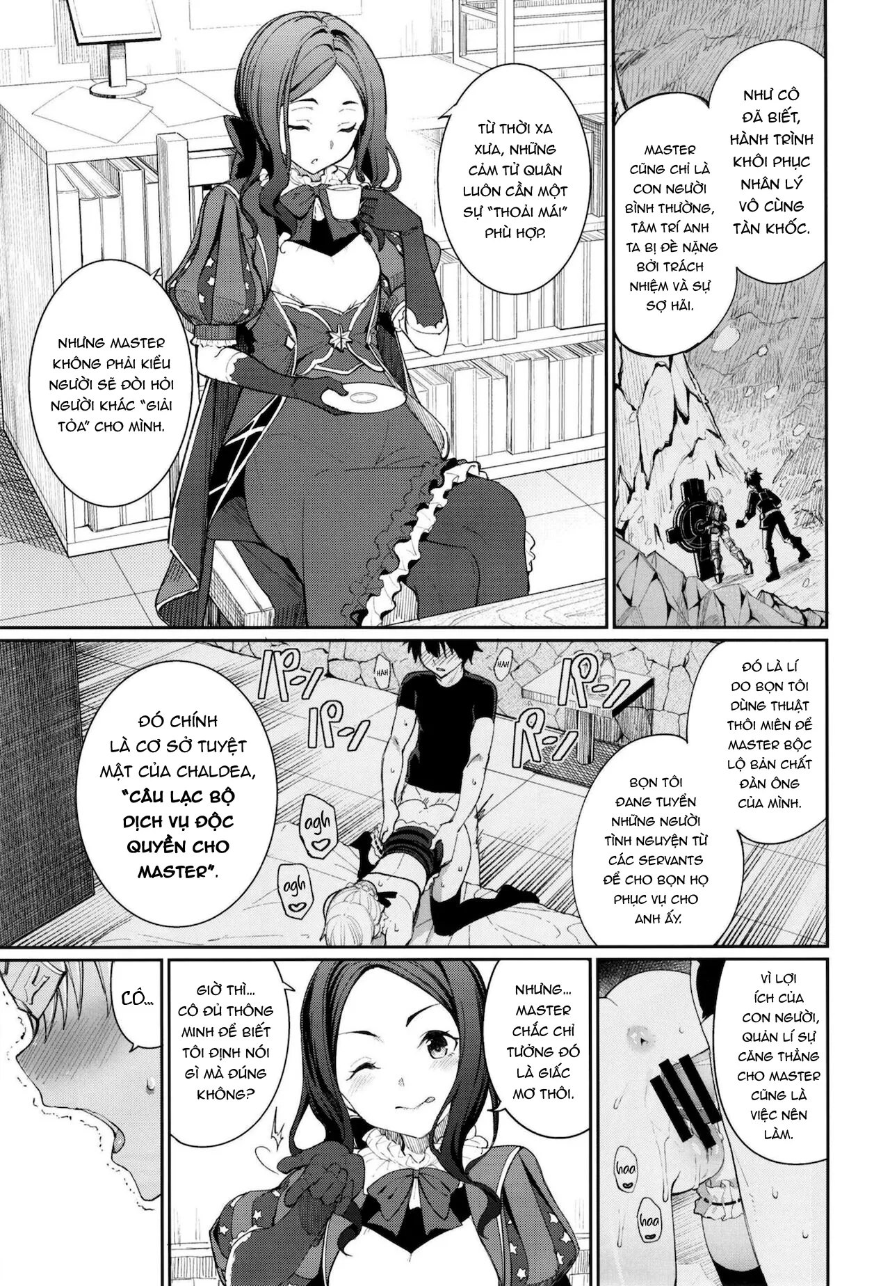 HentaiVN.net - Ảnh 5 - [Coffee Maker (Asamine Tel)] Master Senzoku Housi Club (Fate/Grand Order) - Oneshot