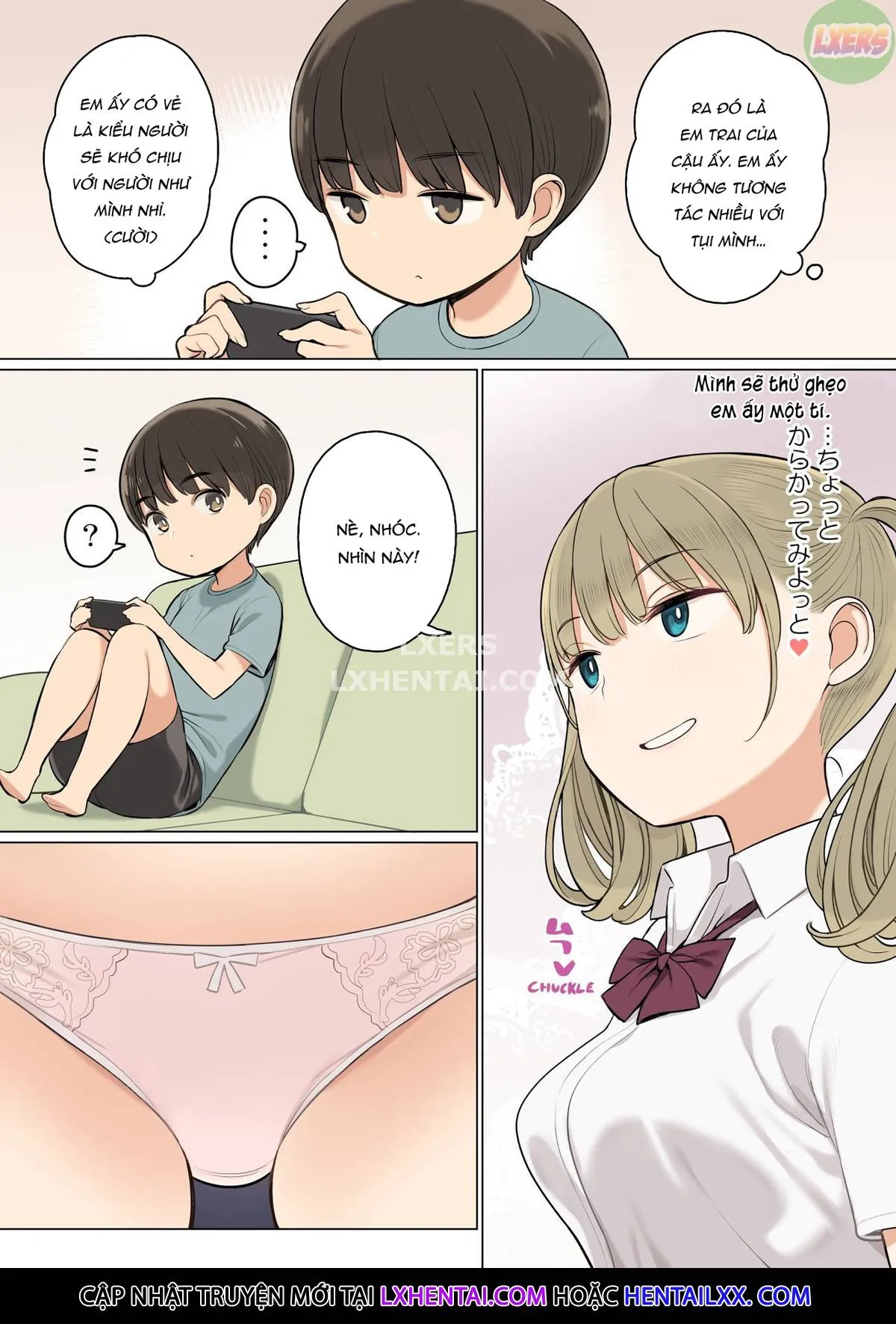 HentaiVN.net - Ảnh 7 - Onee-chan no Tomodachi ga Ecchi na Hito Bakari datta kara [My Older Sister’s Friends are Nothing but Lewd Girls] - Oneshot