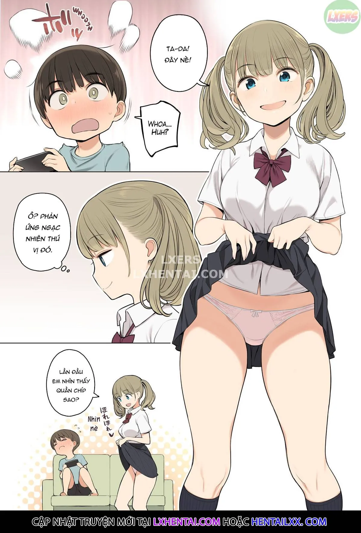 HentaiVN.net - Ảnh 8 - Onee-chan no Tomodachi ga Ecchi na Hito Bakari datta kara [My Older Sister’s Friends are Nothing but Lewd Girls] - Oneshot