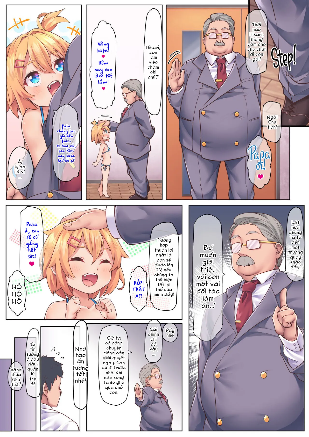 HentaiVN.net - Ảnh 7 - Chơi bé loli kiêu căng! [Papa Daisuki, Spoiled brat Hikari Nine years old] - Full màu không che nên like đi các bạn!
